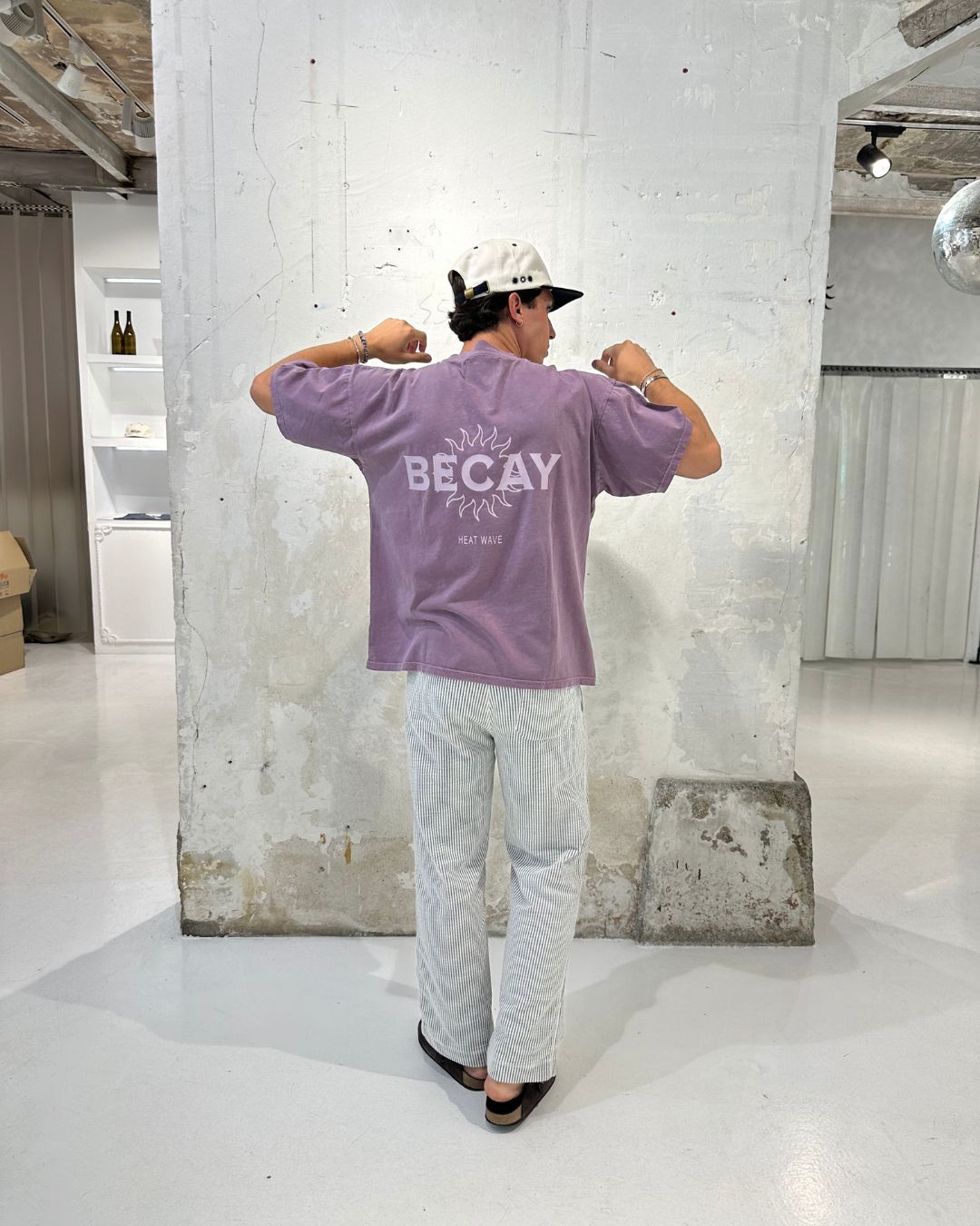 Heat Wave Burgundy T-Shirt