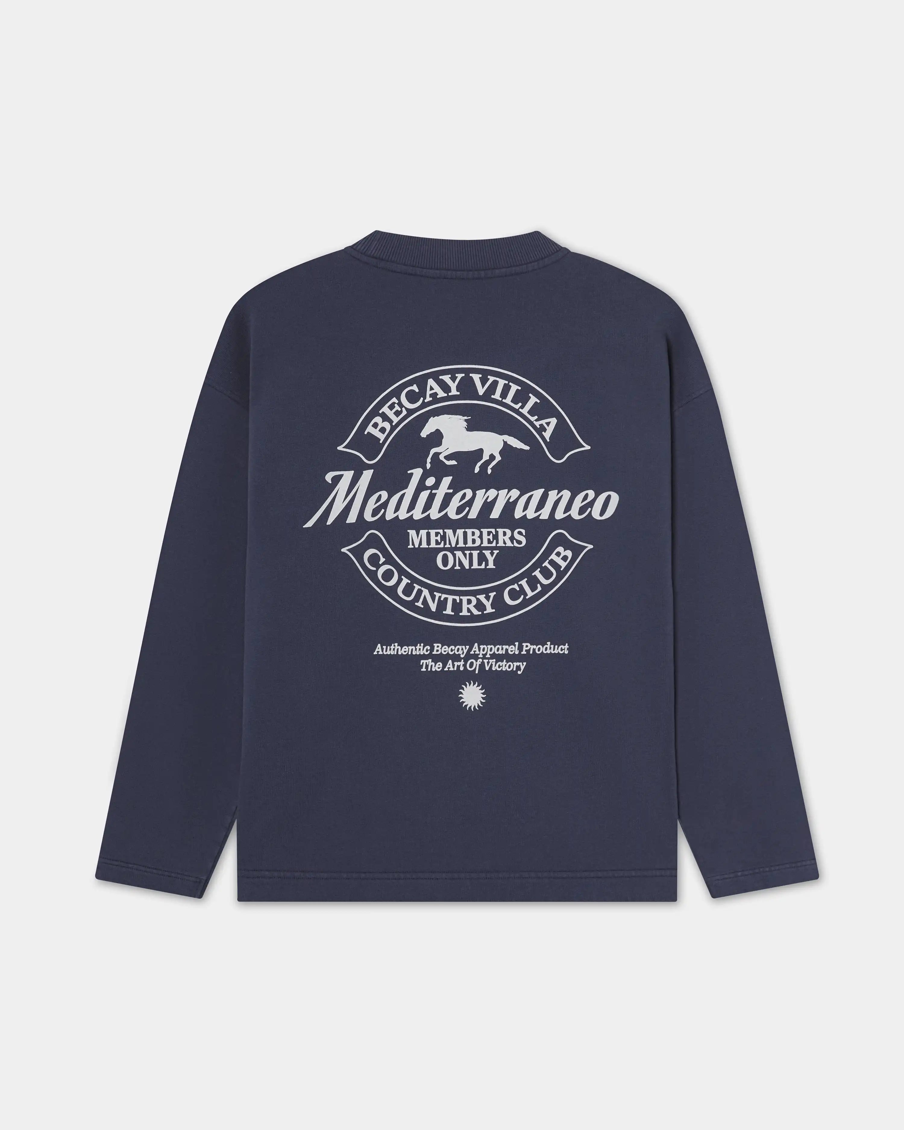 Horse Crewneck Blue