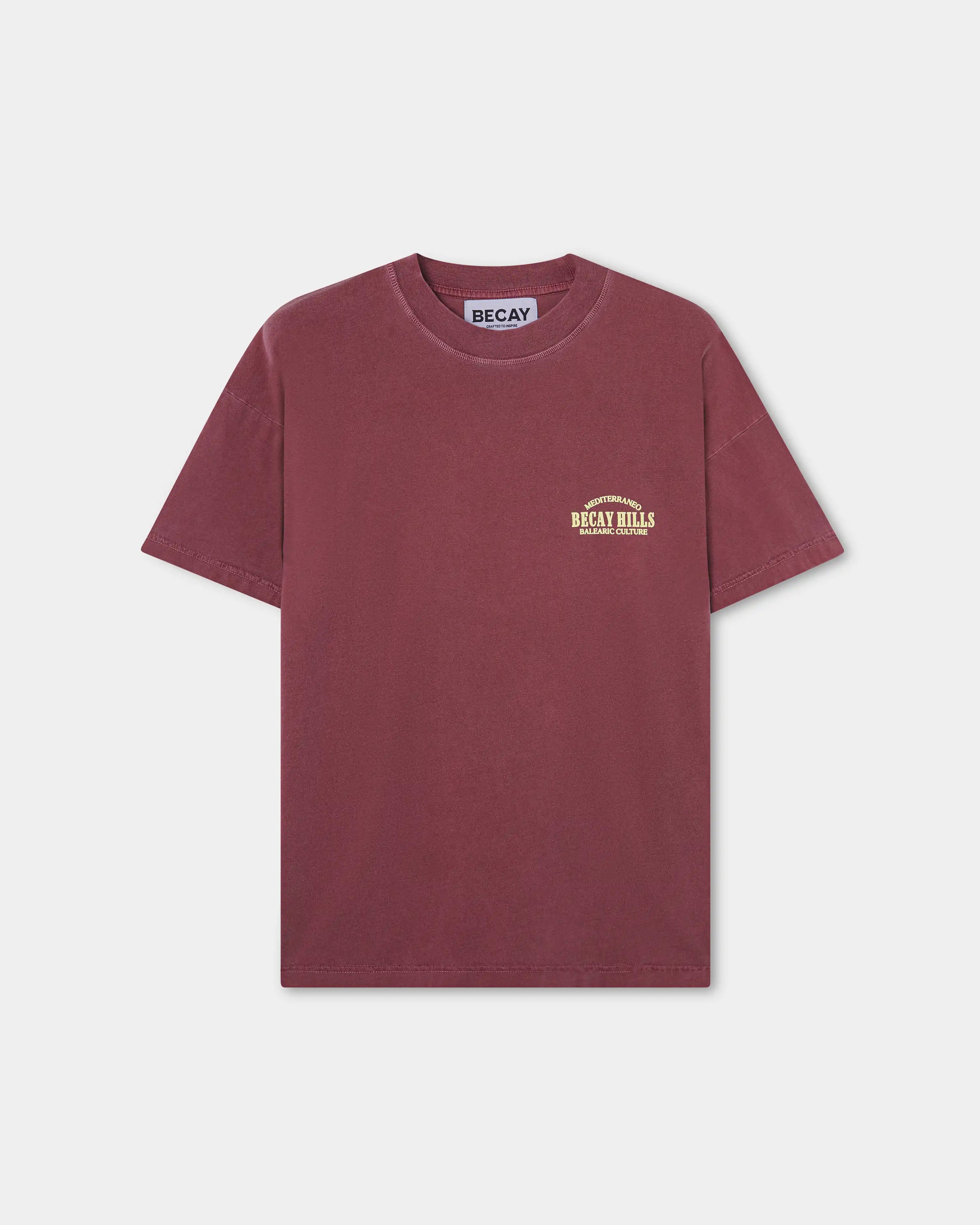 Hills T-Shirt Wine