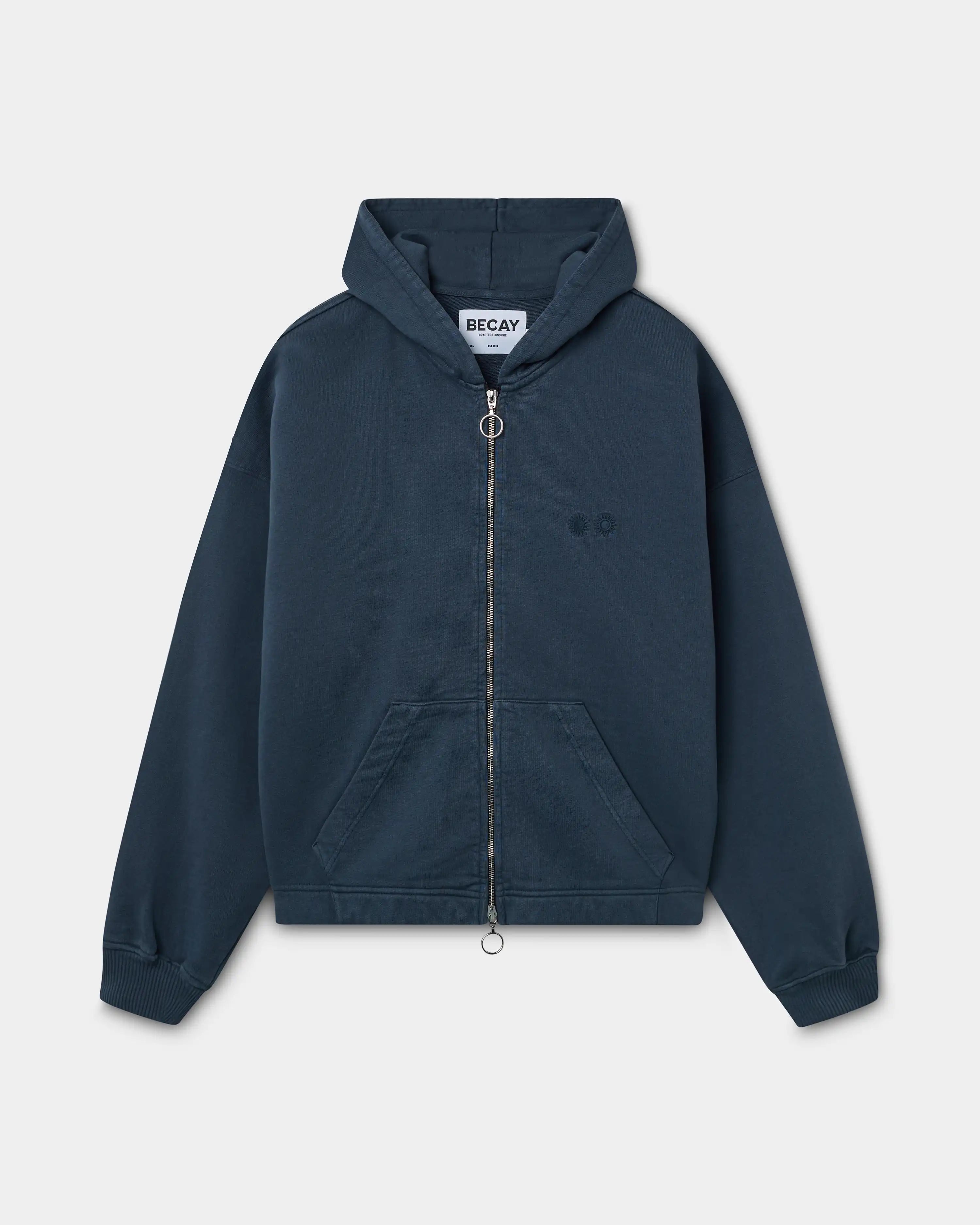 Patch Full Zip Navy