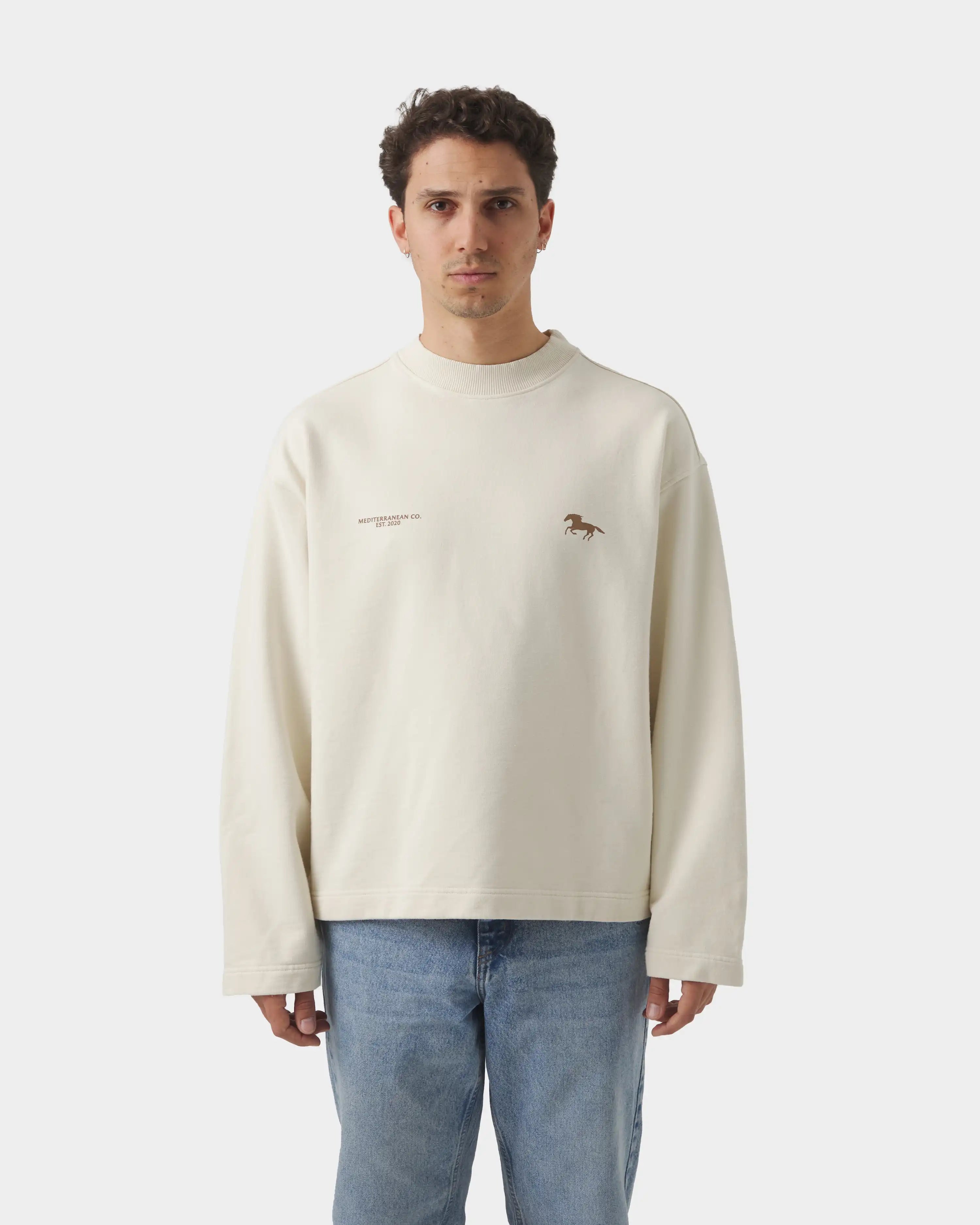Old West Crewneck Cream