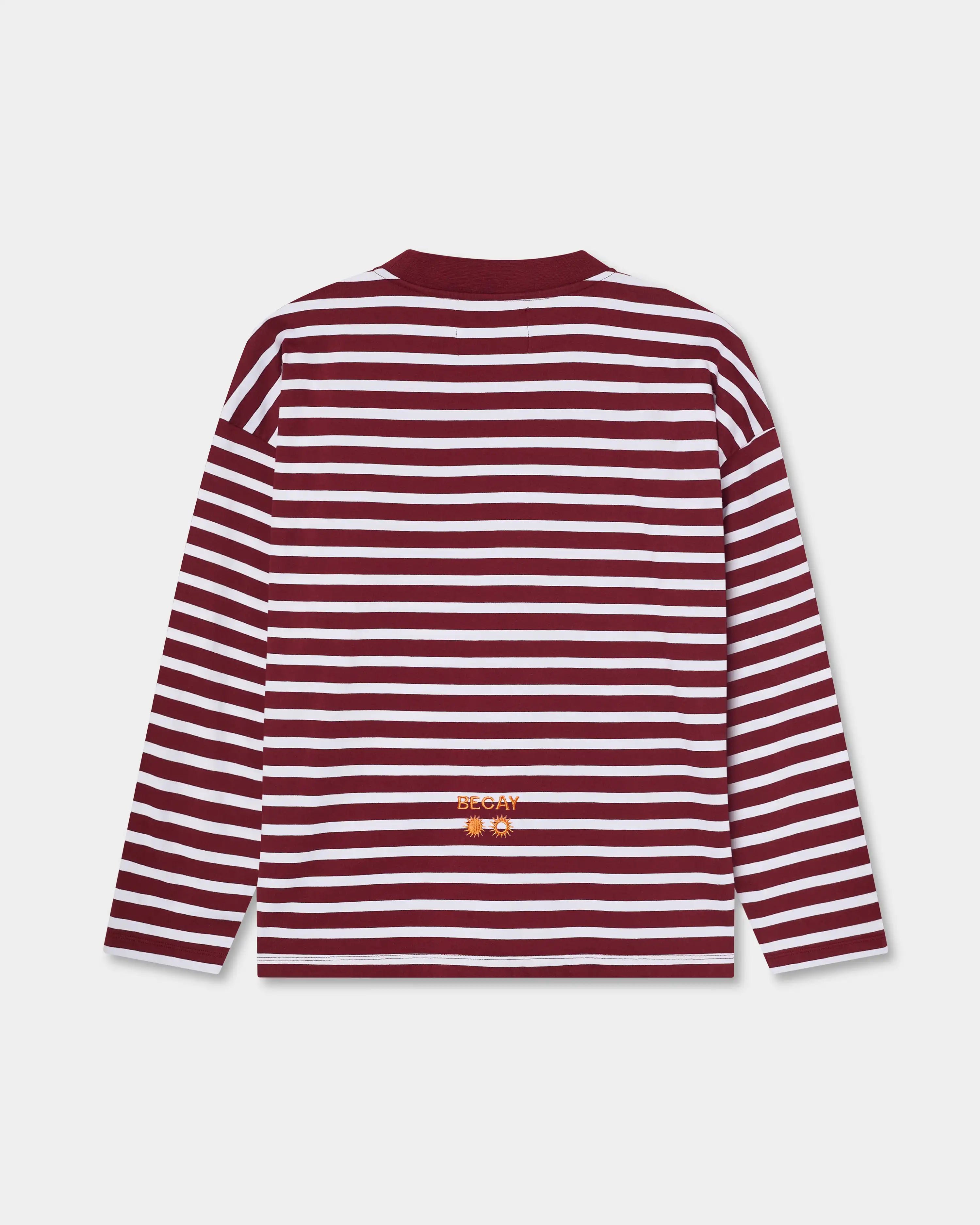 Stripes Burgundy Longsleeve