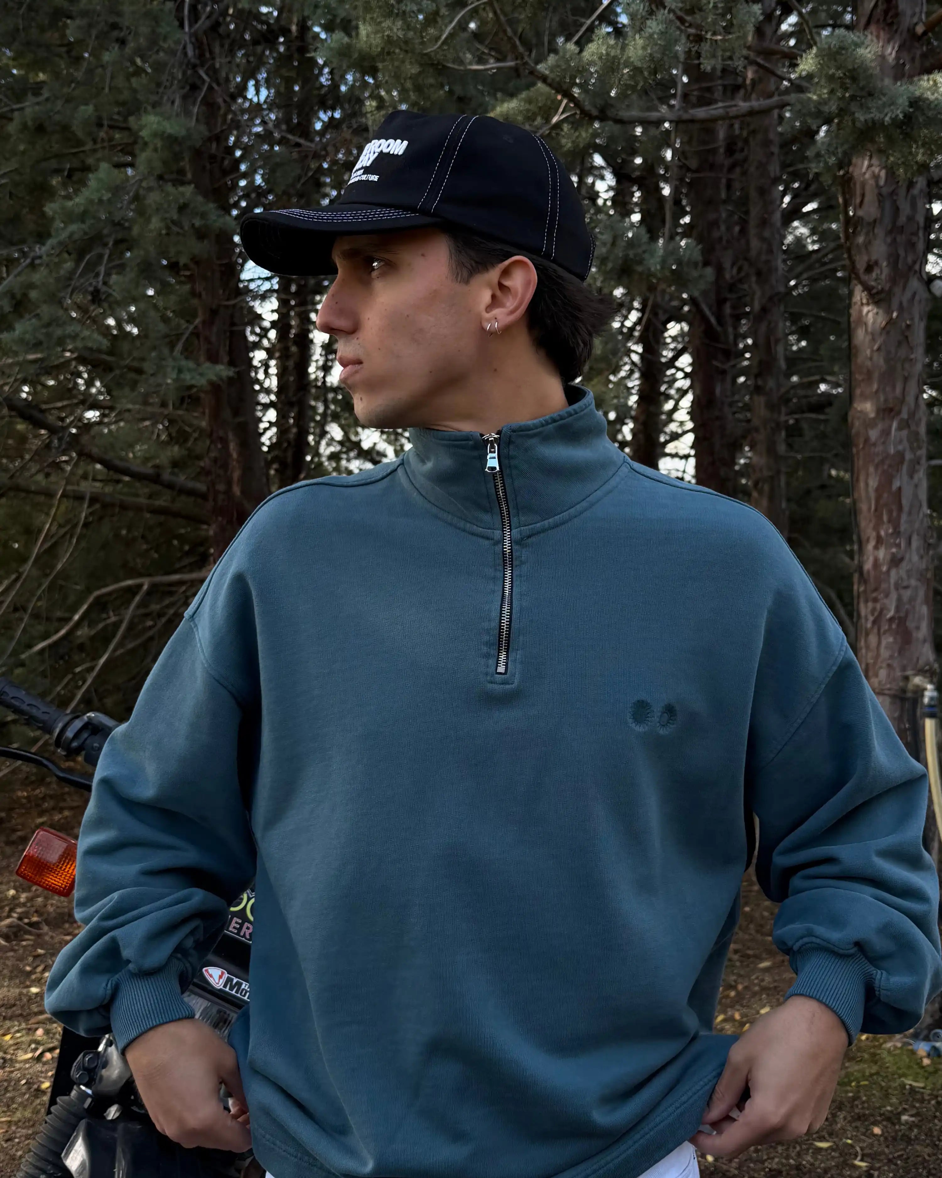 Founder Halfzip Green