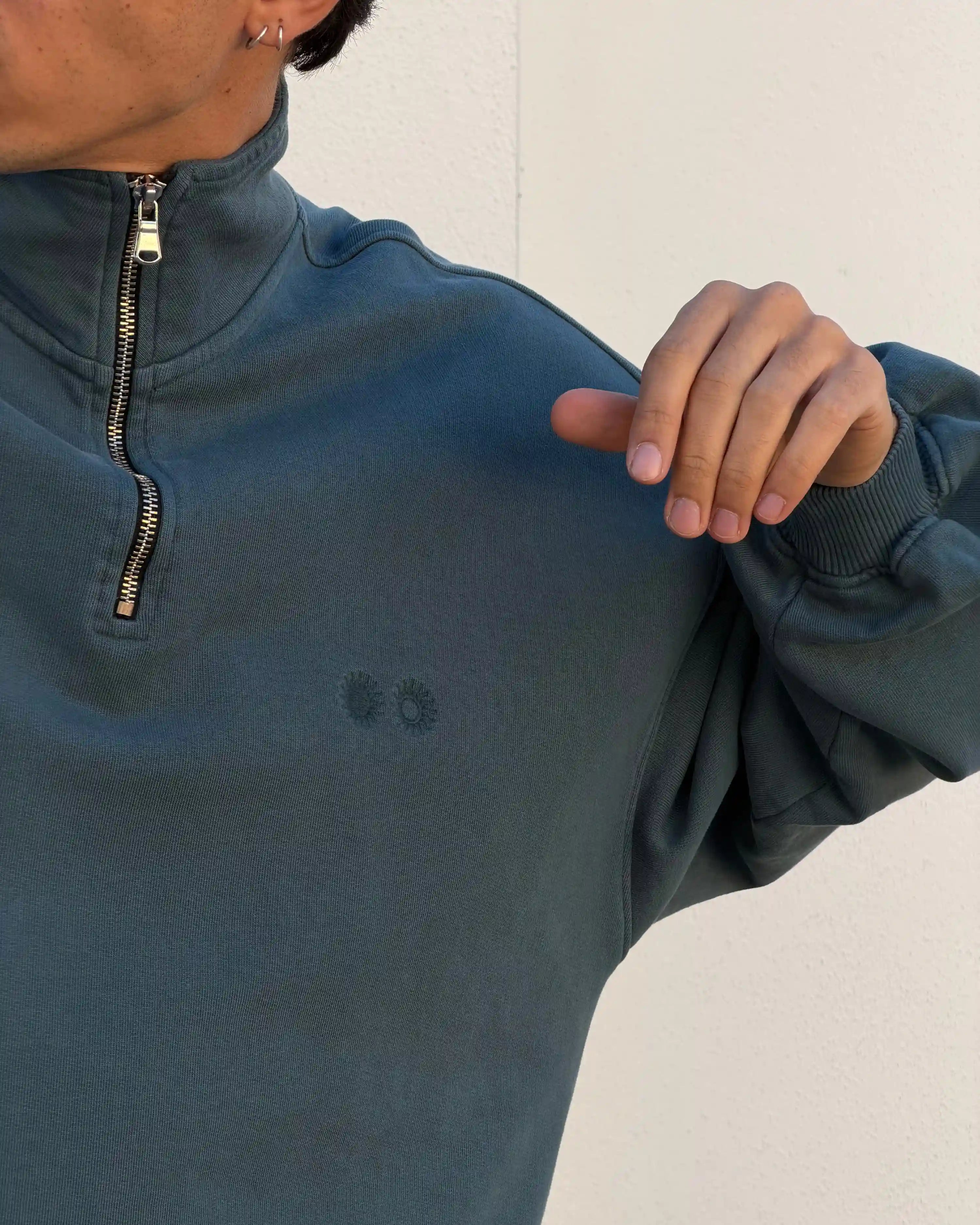 Founder Halfzip Green