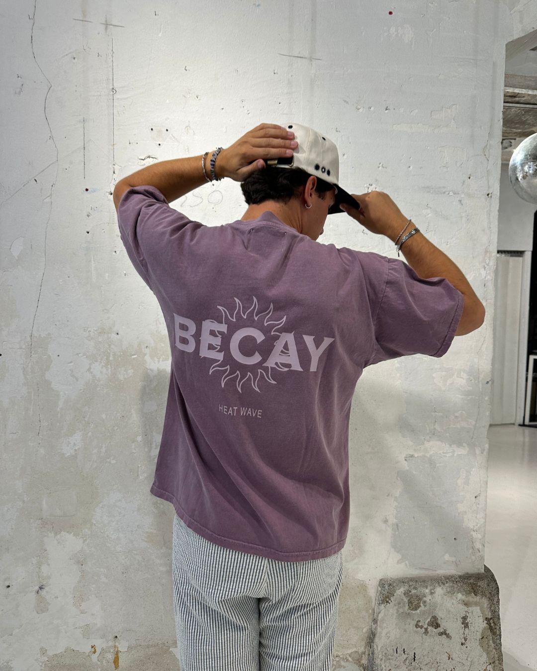 Heat Wave Burgundy T-Shirt