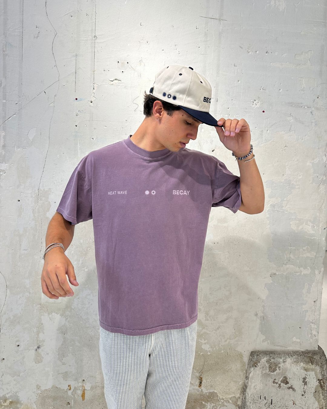 Heat Wave Burgundy T-Shirt