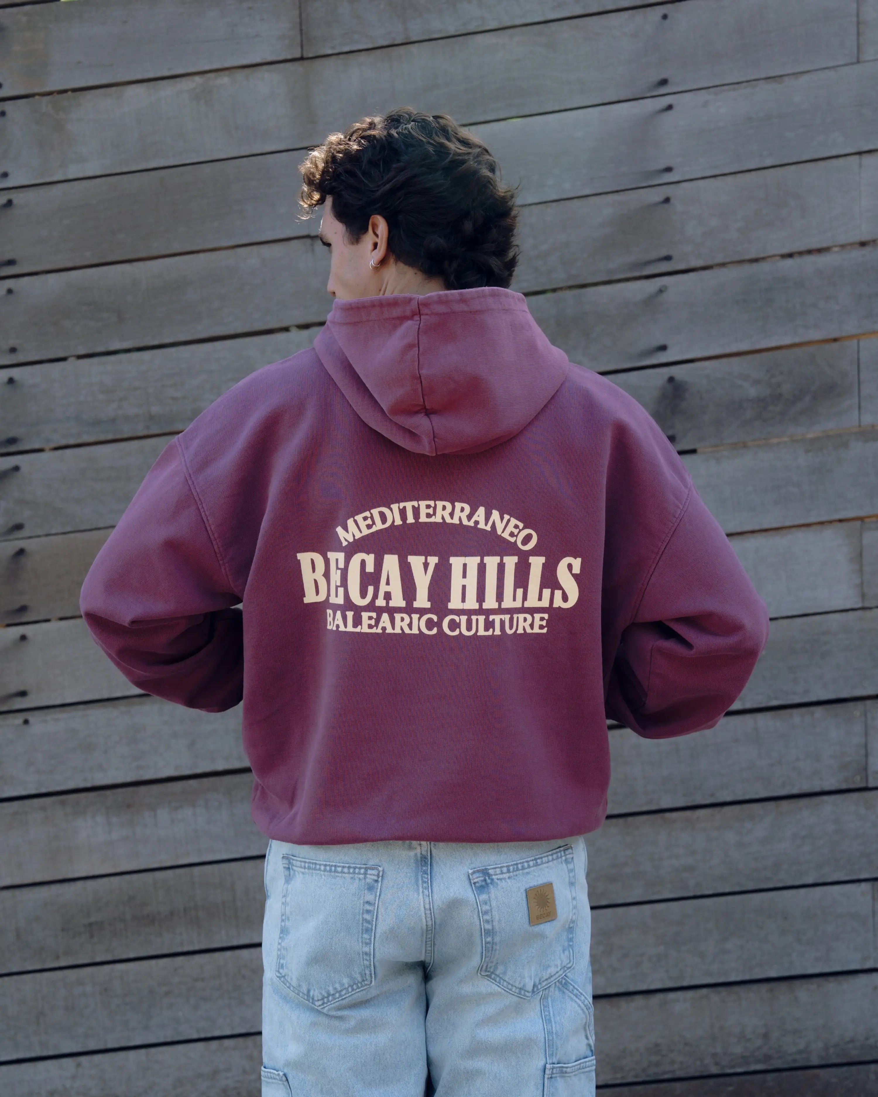 Hills Hoodie Wine