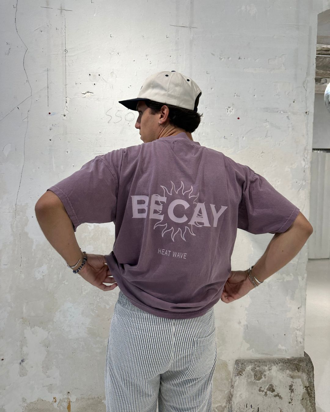 Heat Wave Burgundy T-Shirt