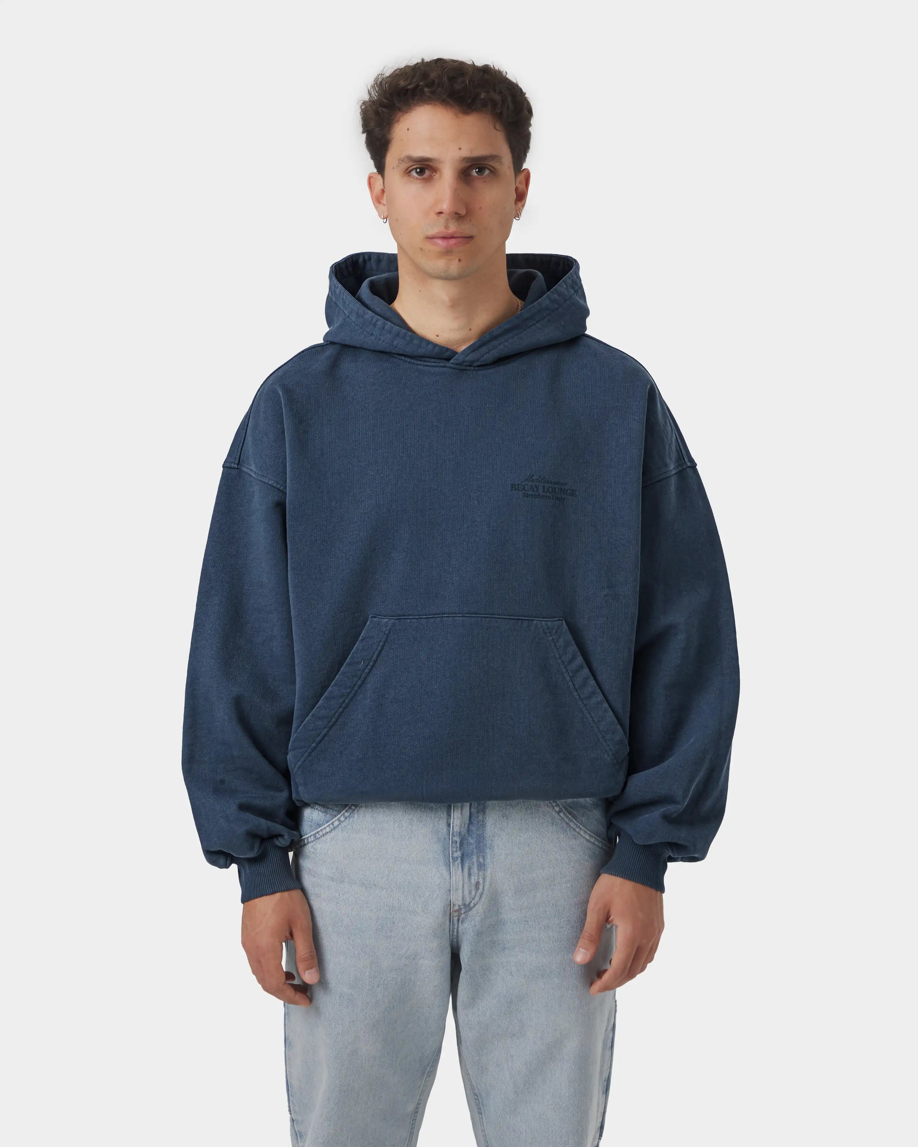 Lounge Hoodie Navy