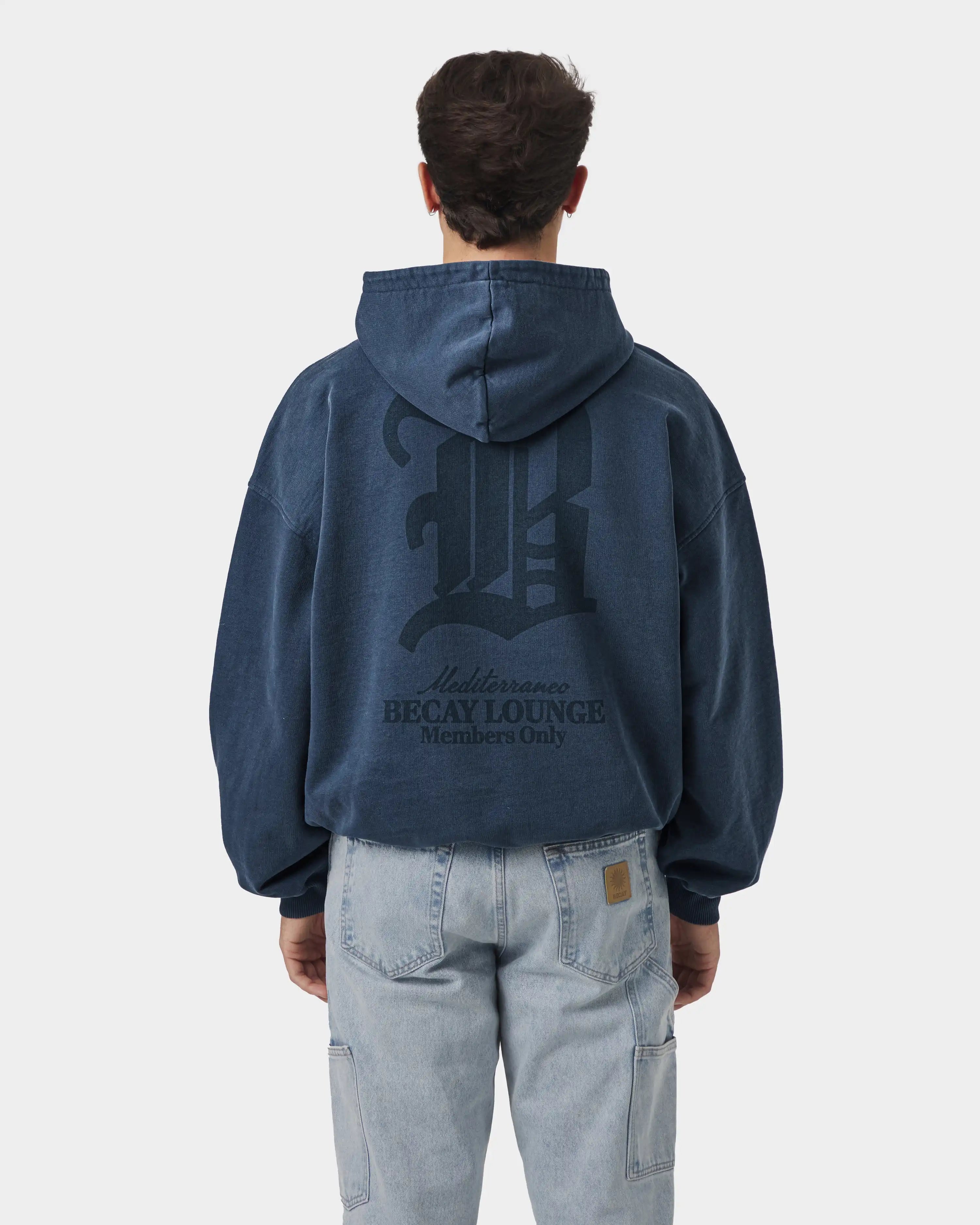 Lounge Hoodie Navy