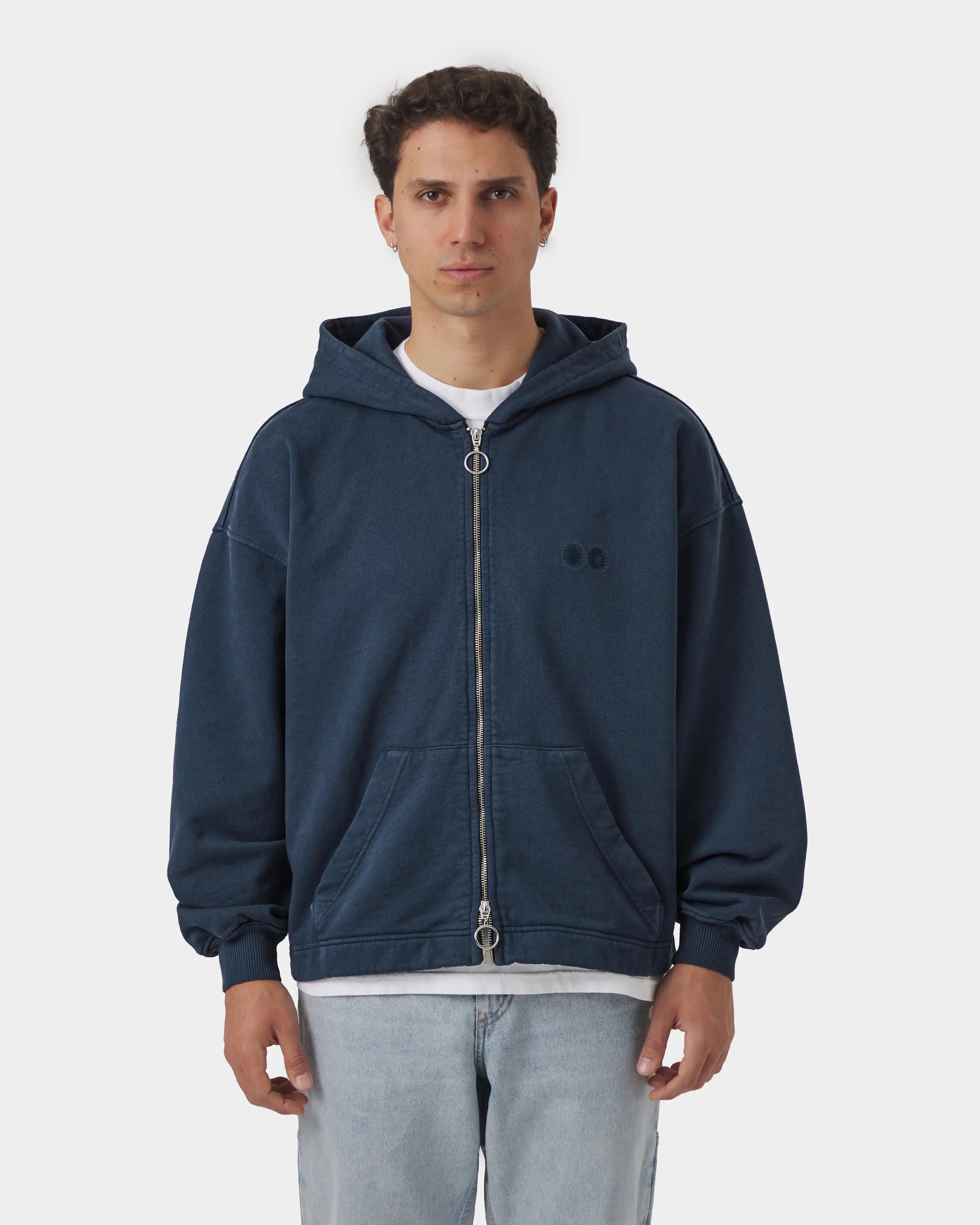 Patch Full Zip Navy