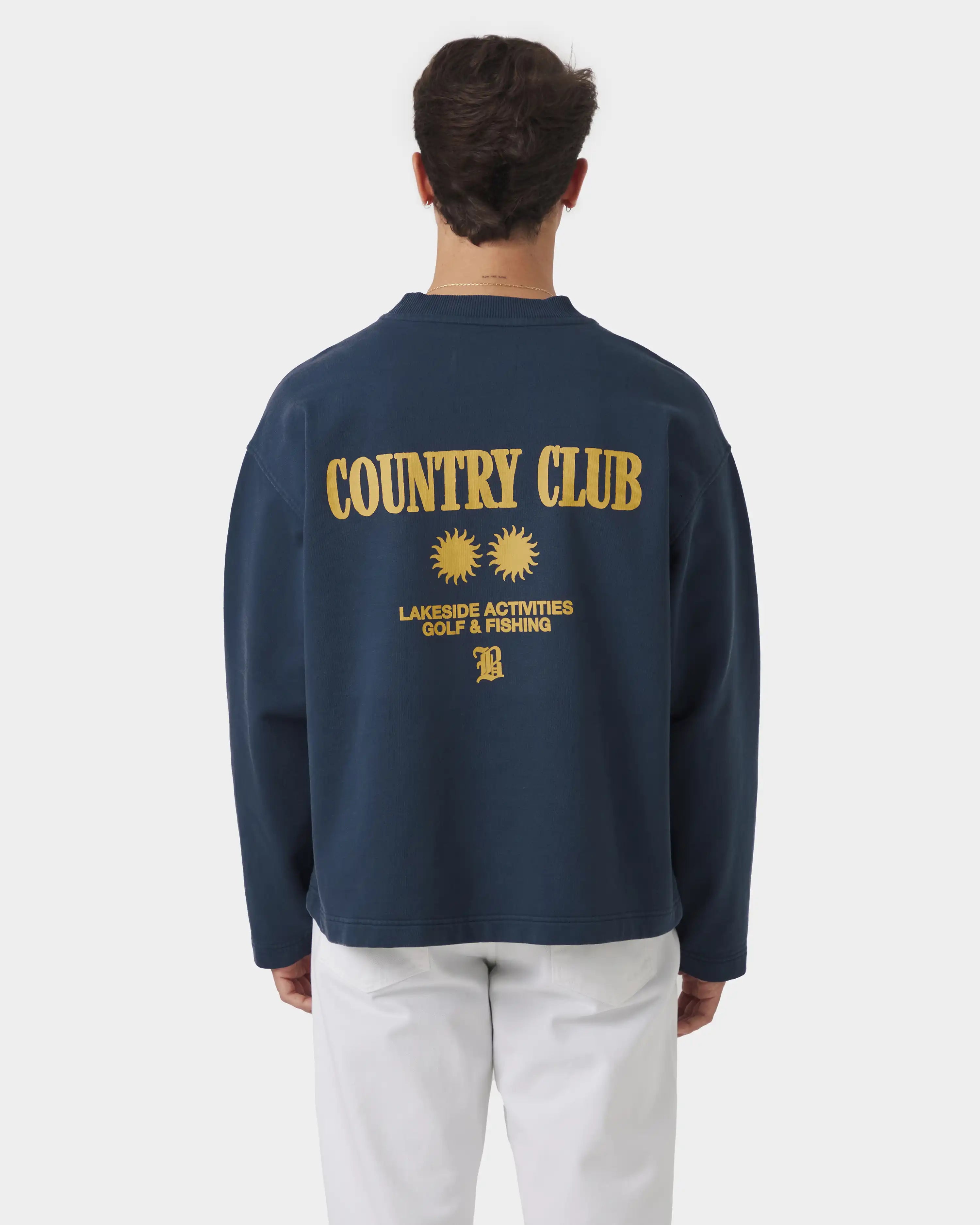 Country Club Crewneck Blue