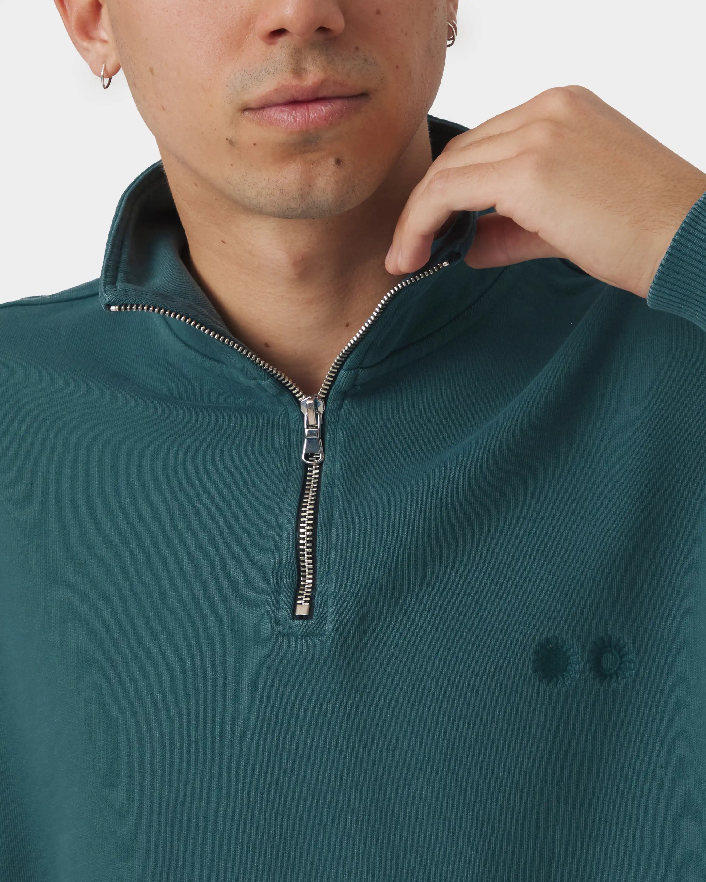 Founder Halfzip Green