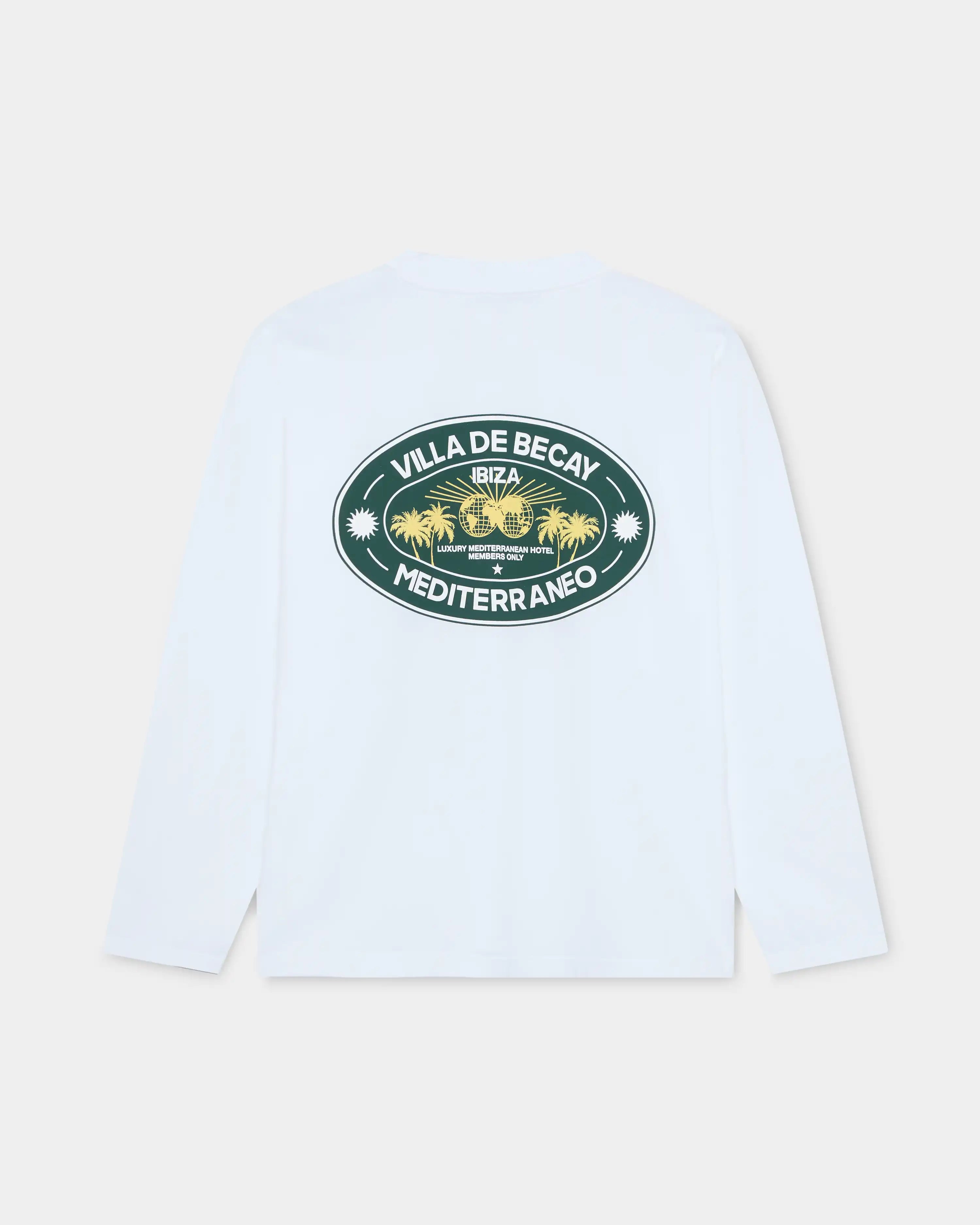 Hotel Longsleeve White & Green