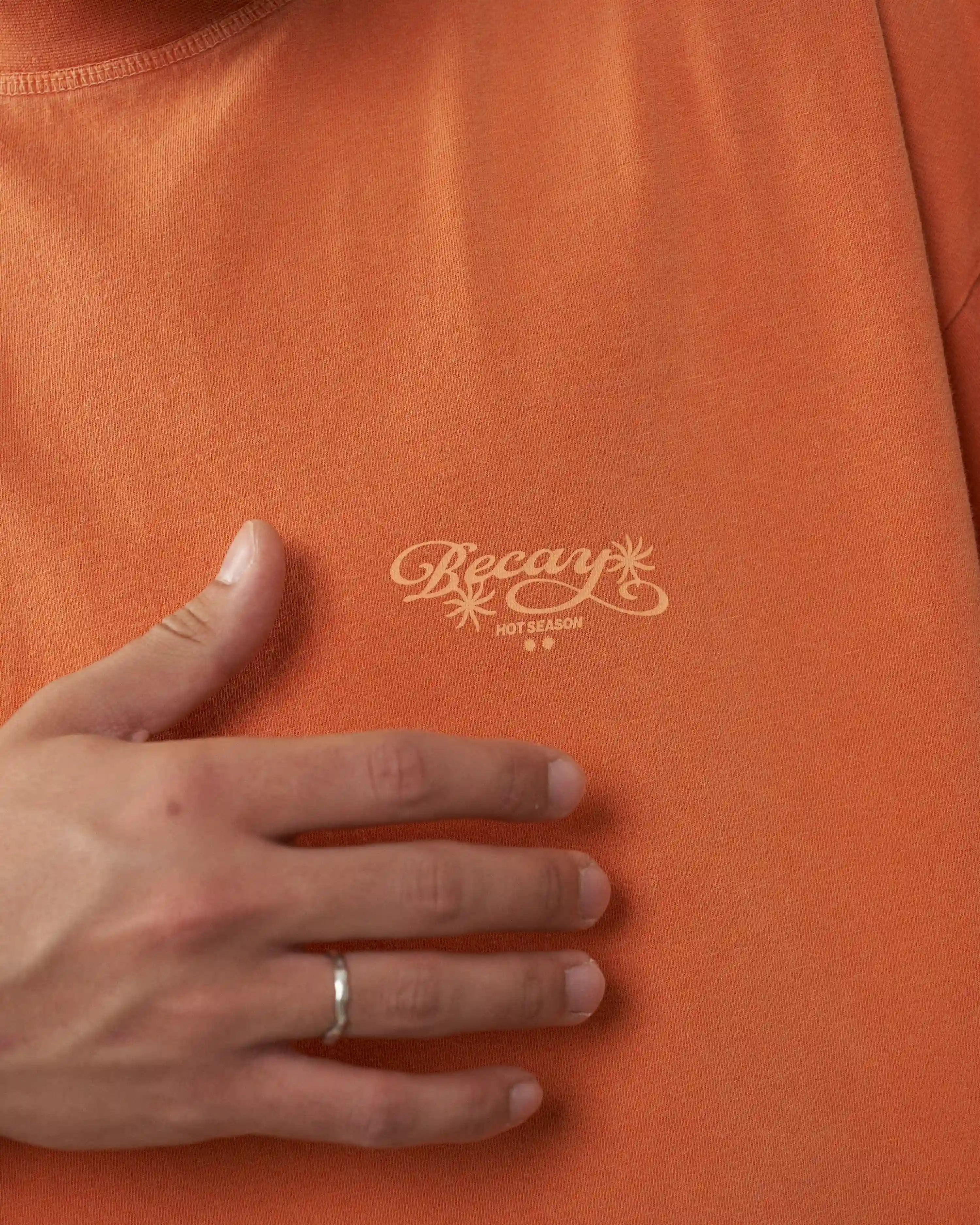 Flowers T-Shirt Orange