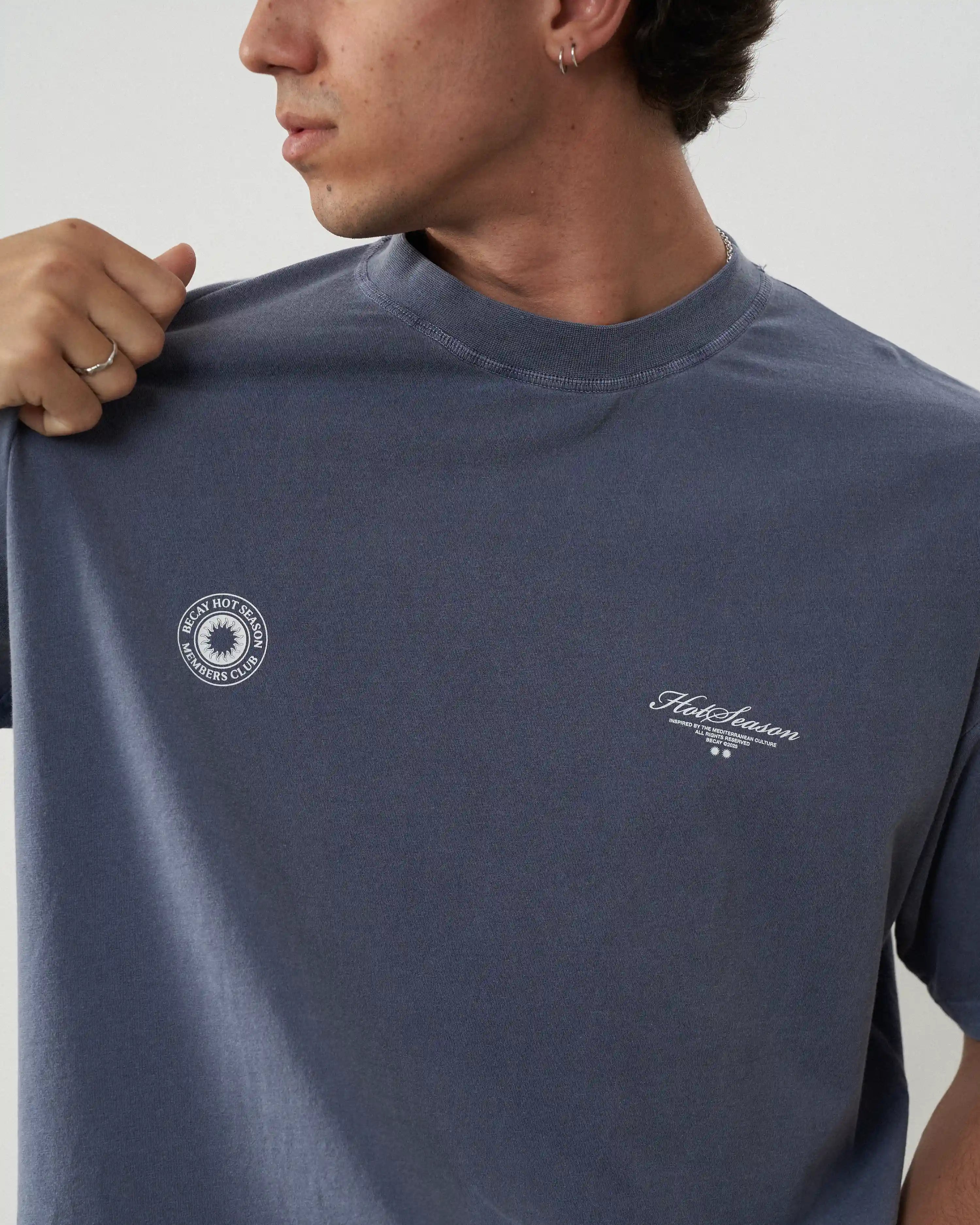 Hot Badge T-Shirt Dark