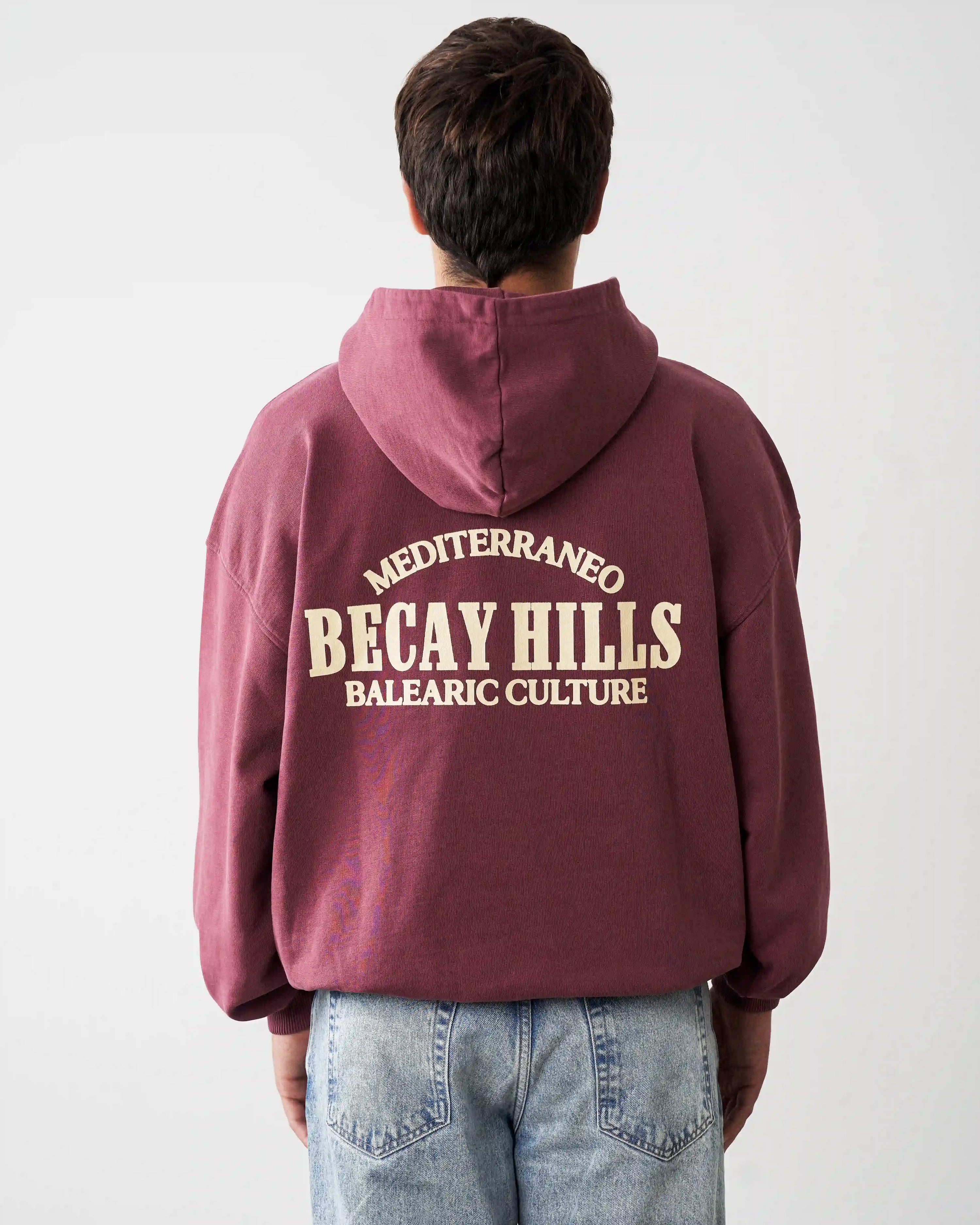Hills Hoodie Wine