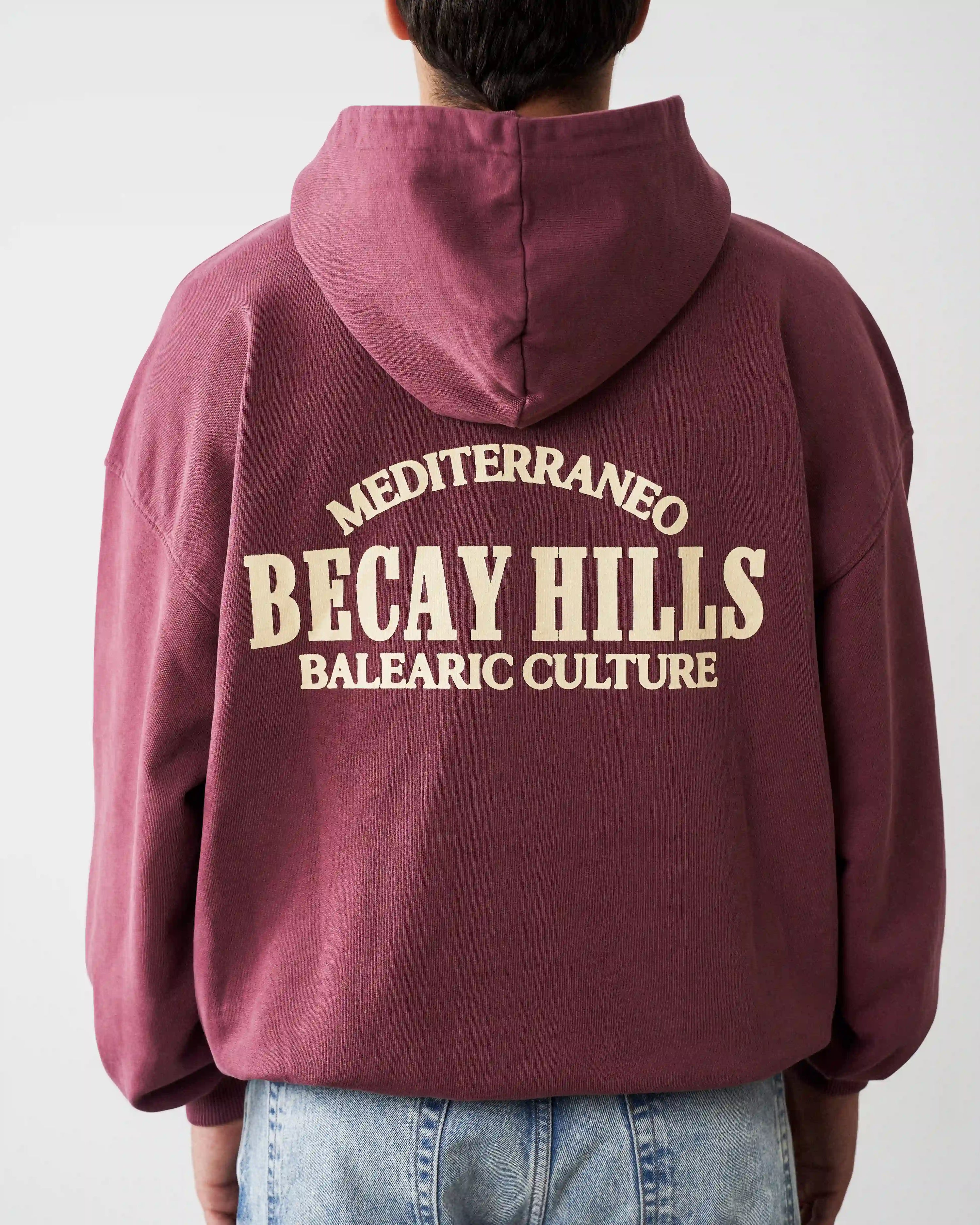Hills Hoodie Wine