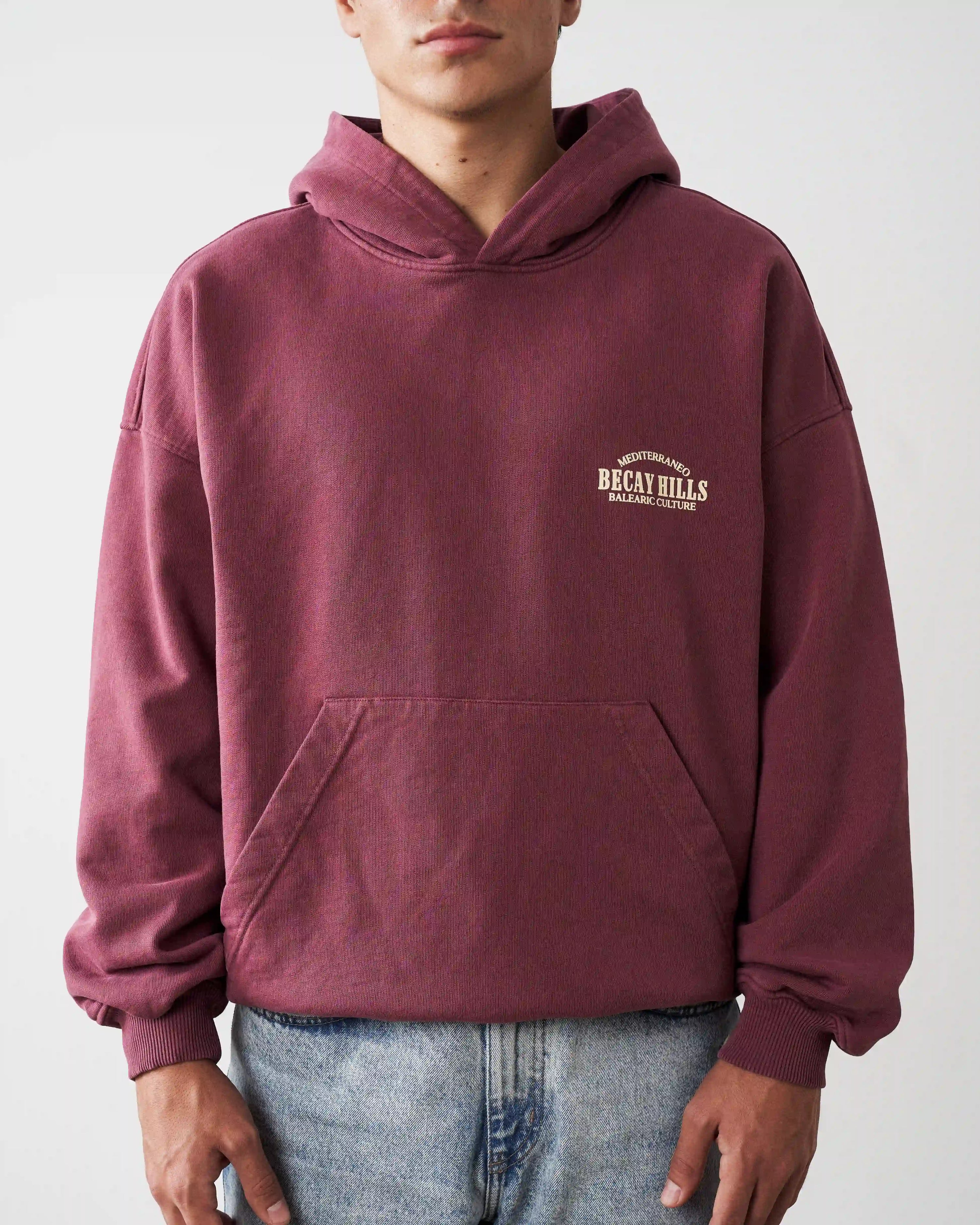 Hills Hoodie Wine