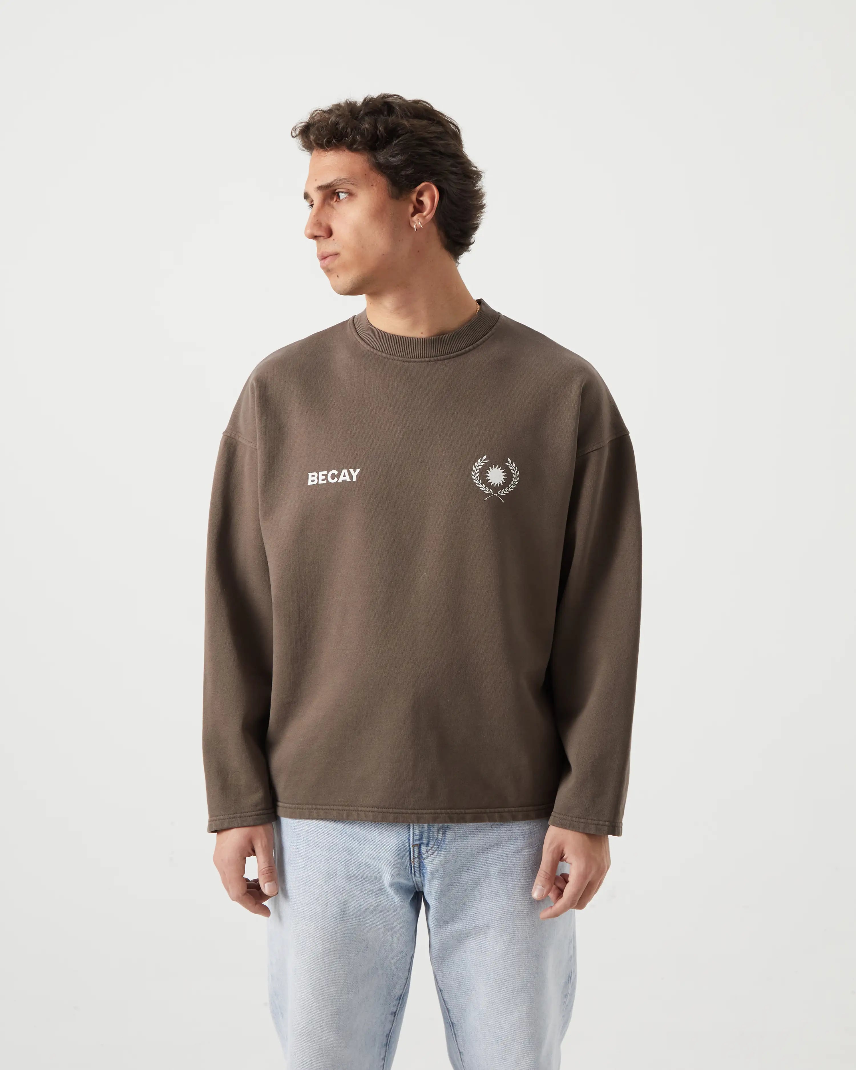 Summit Crewneck Brown