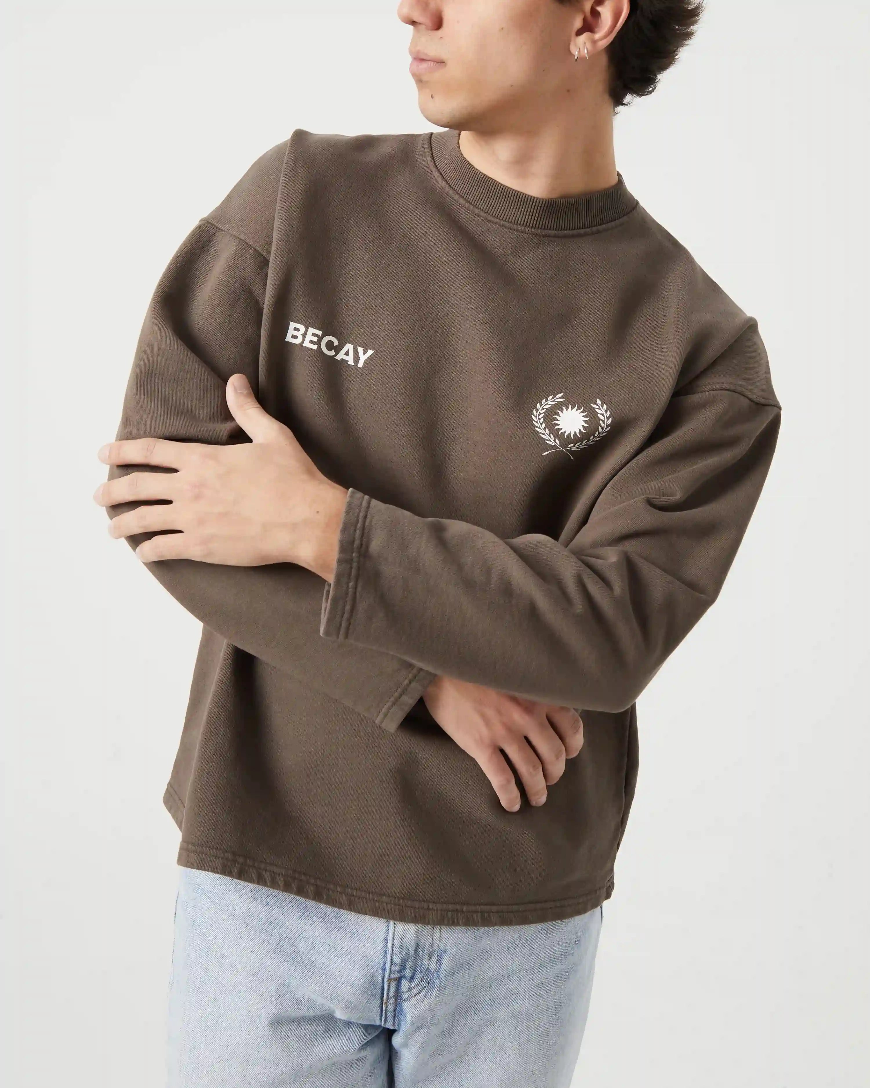 Summit Crewneck Brown