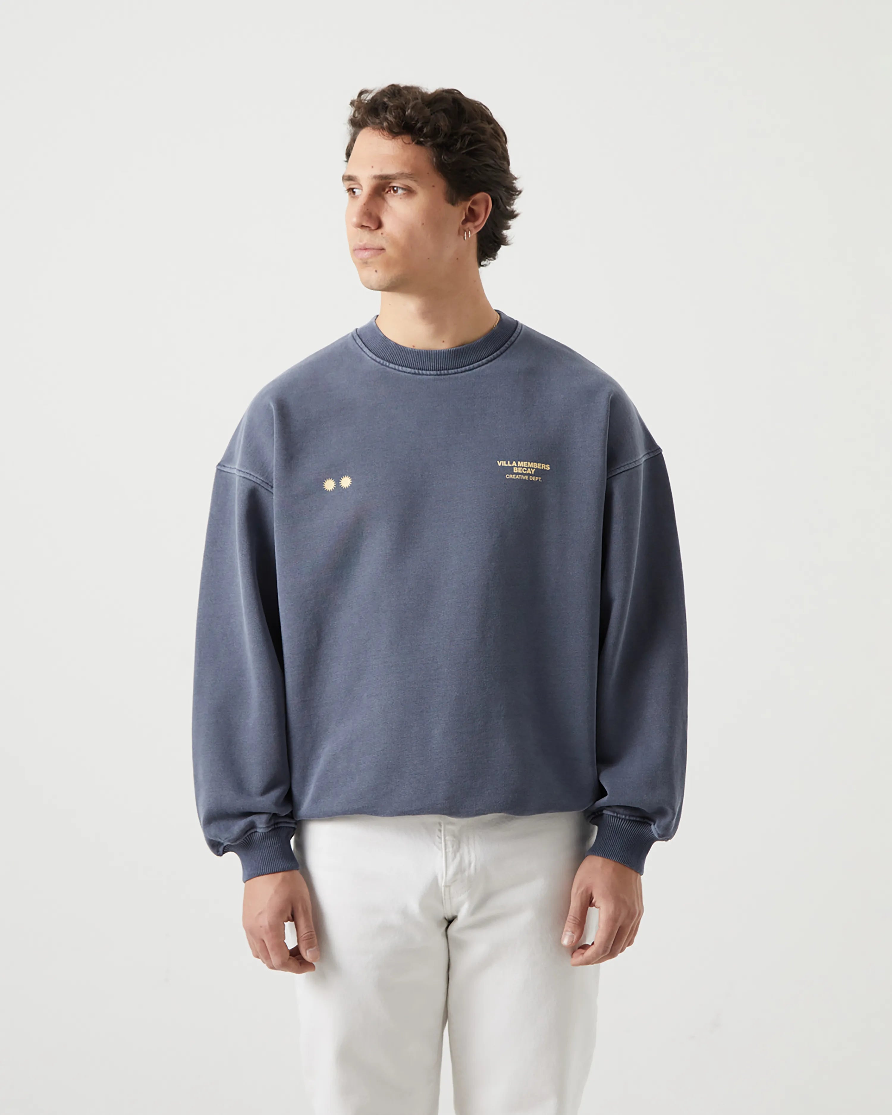 Members Crewneck Blue