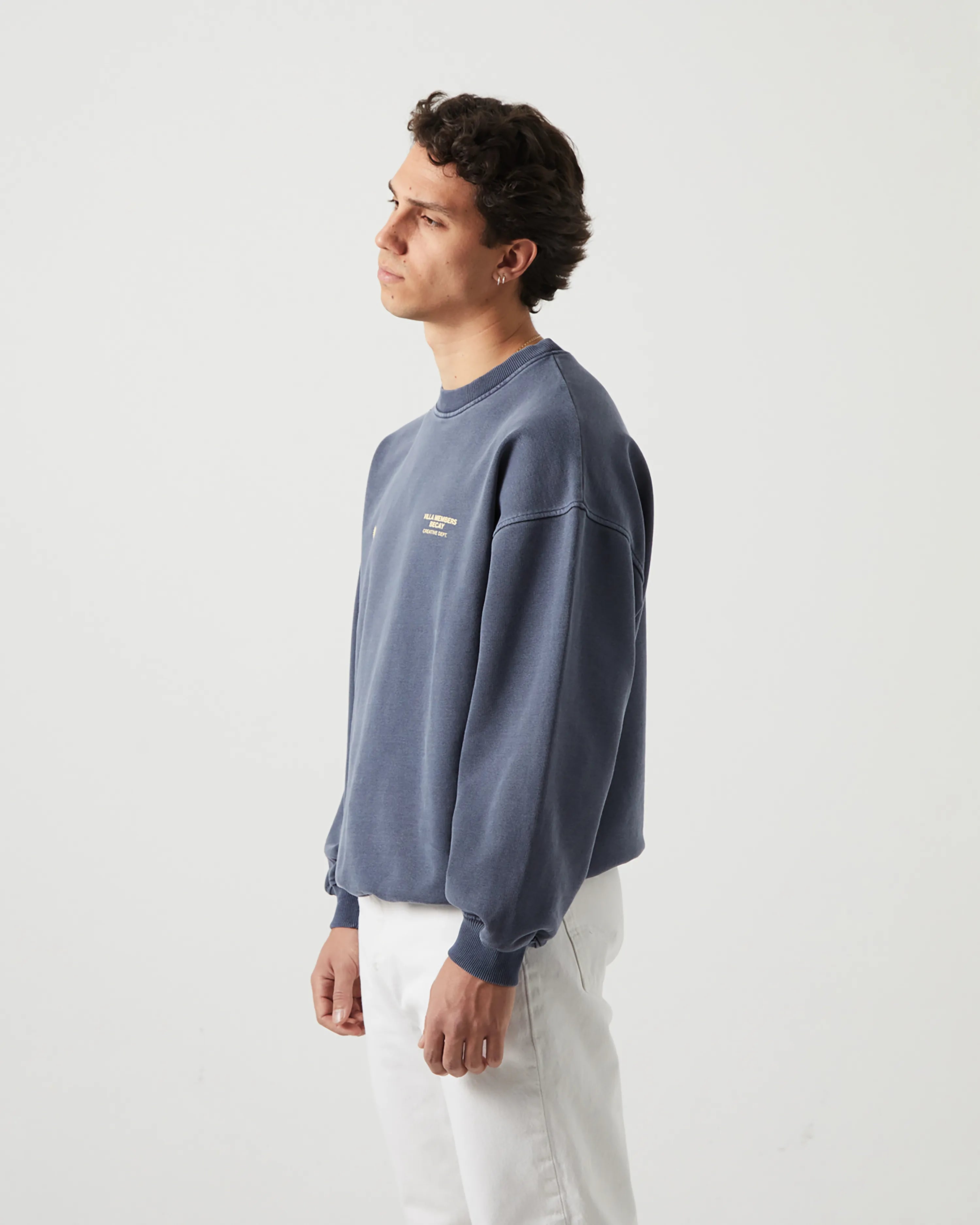 Members Crewneck Blue
