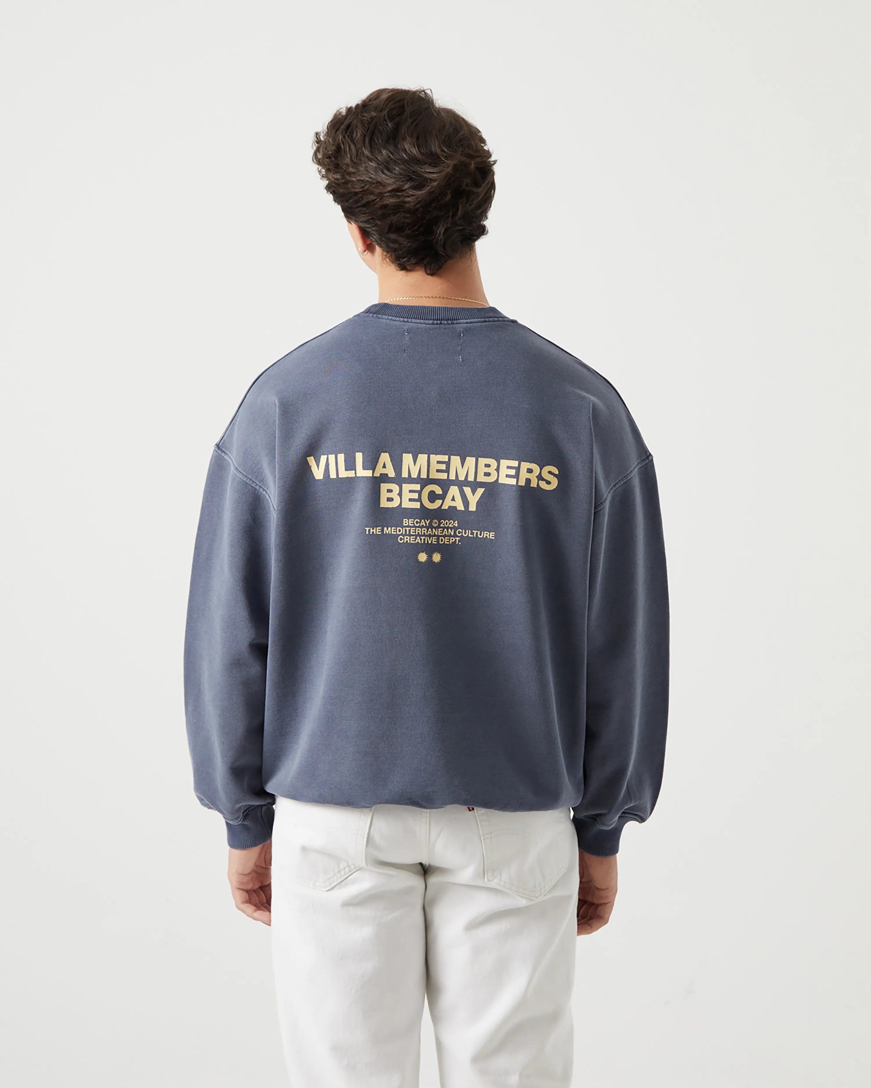 Members Crewneck Blue