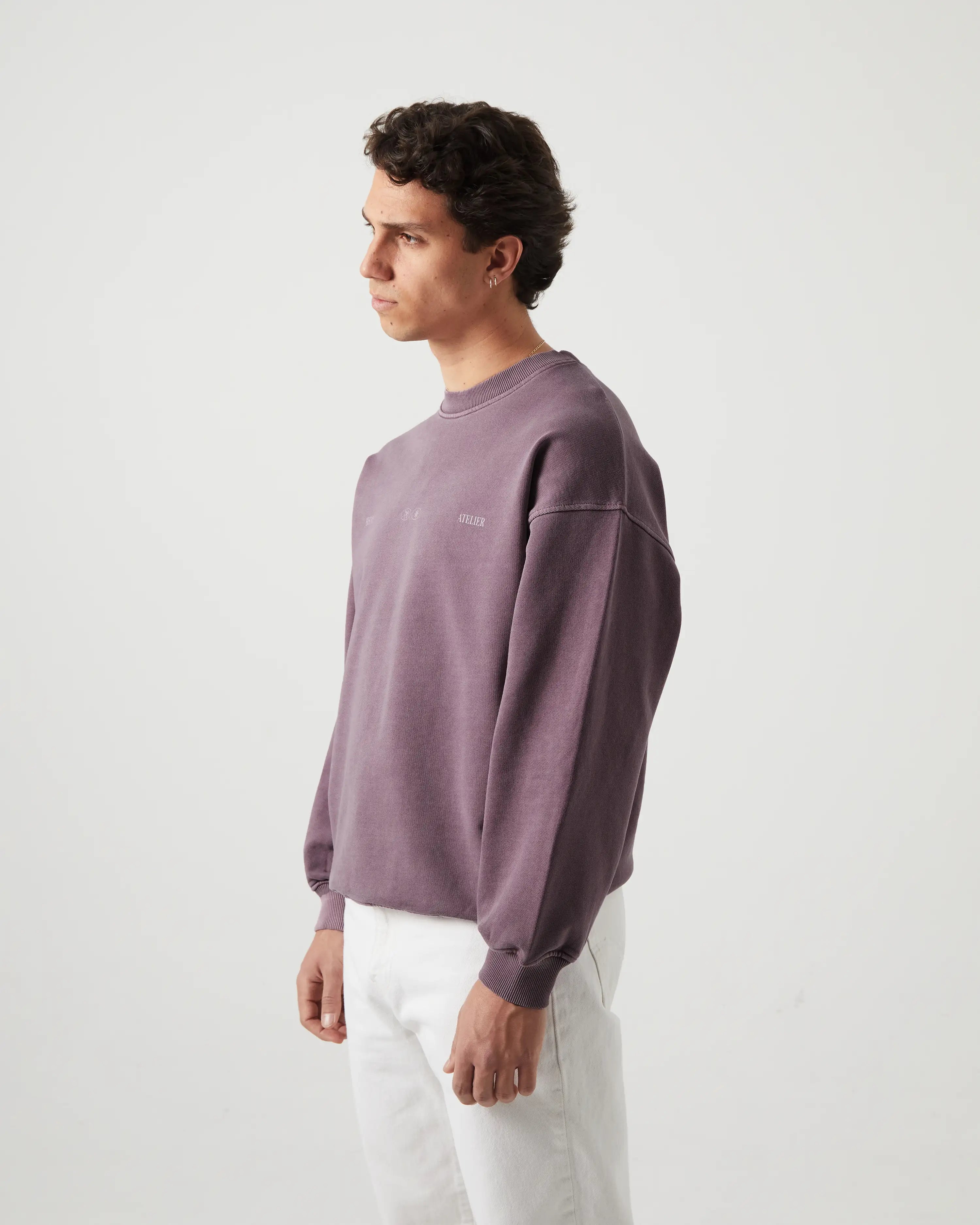 Culture Crewneck Burgundy