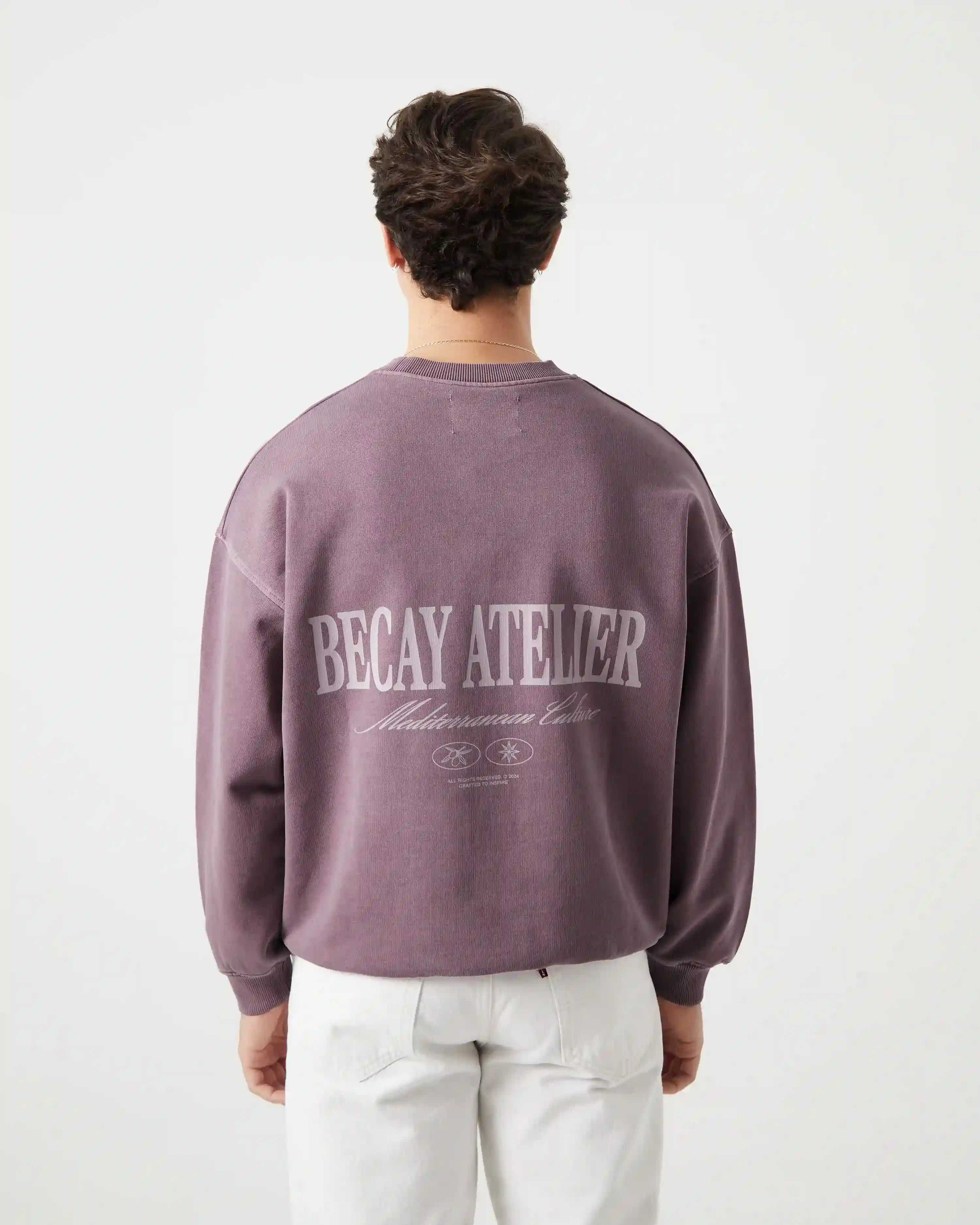 Culture Crewneck Burgundy