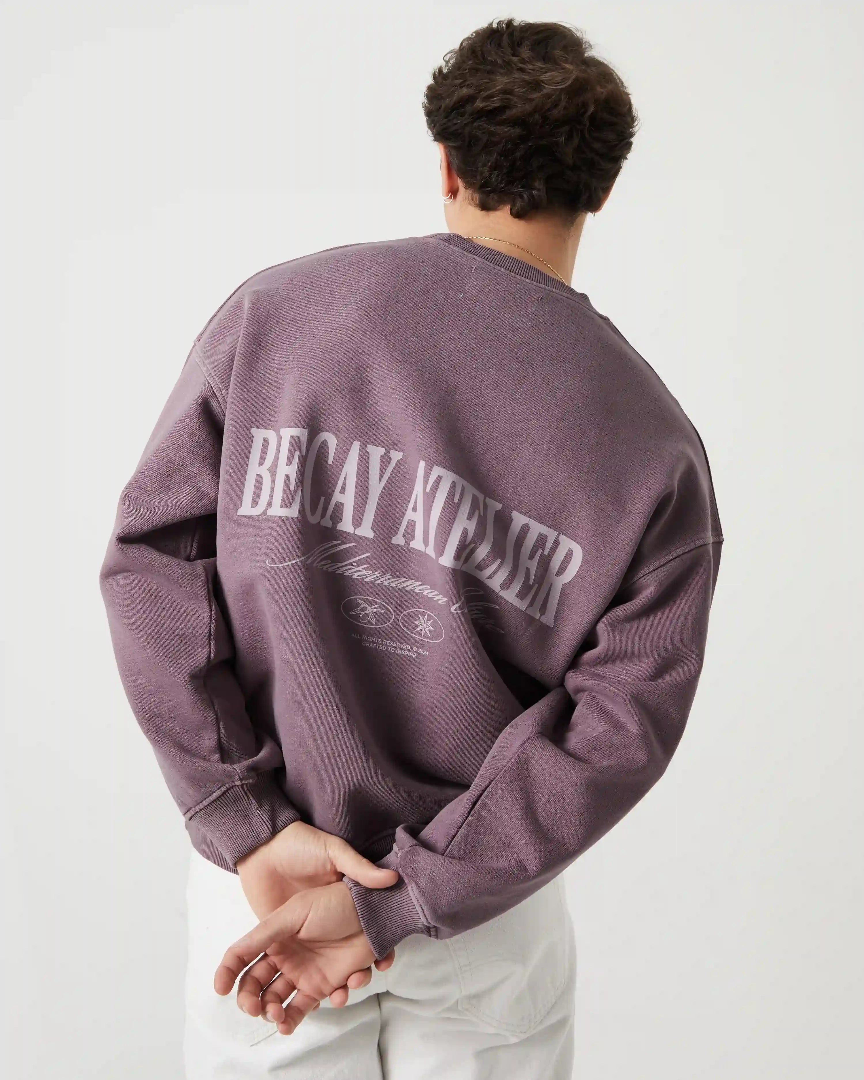 Culture Crewneck Burgundy