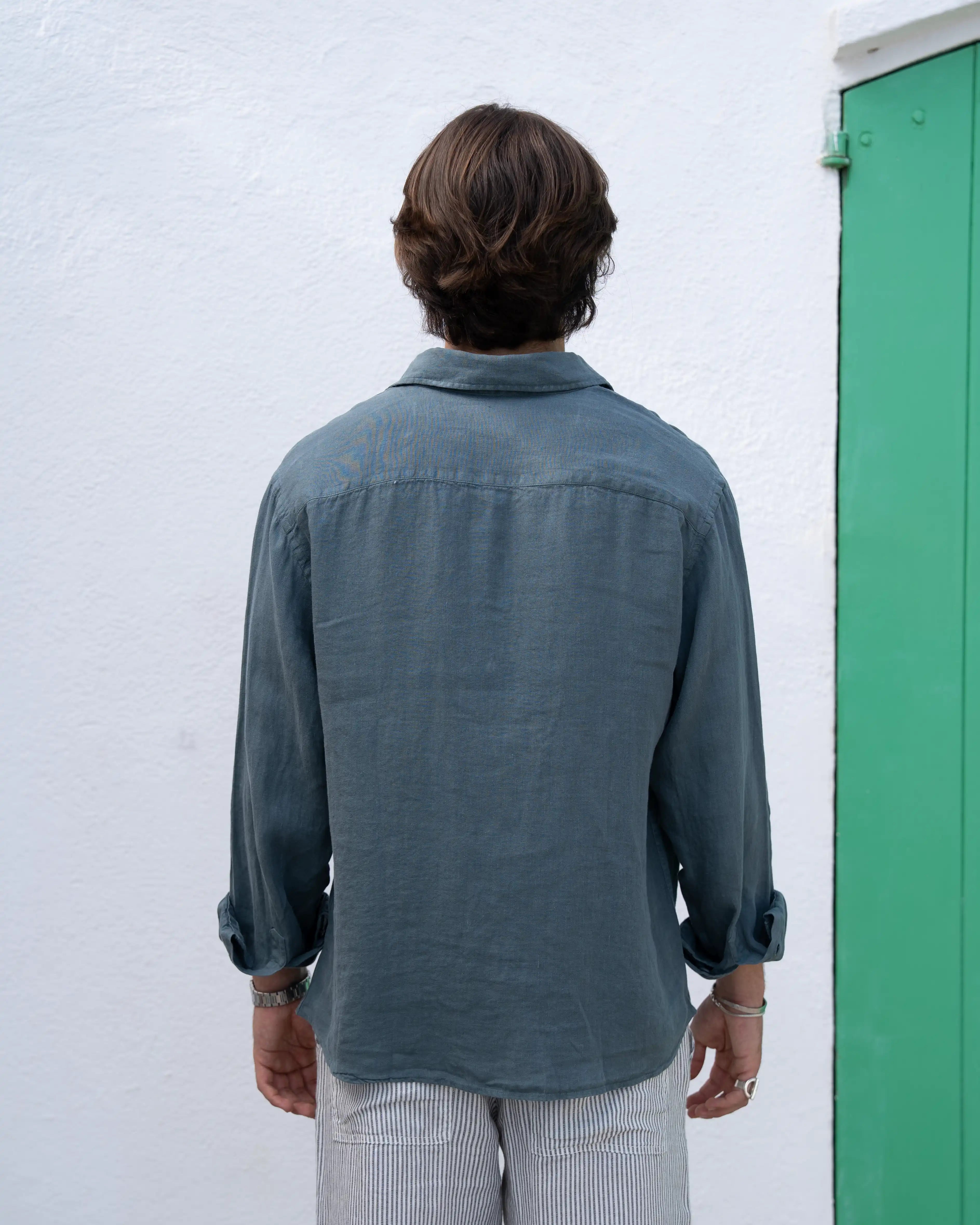 Linen Shirt Green