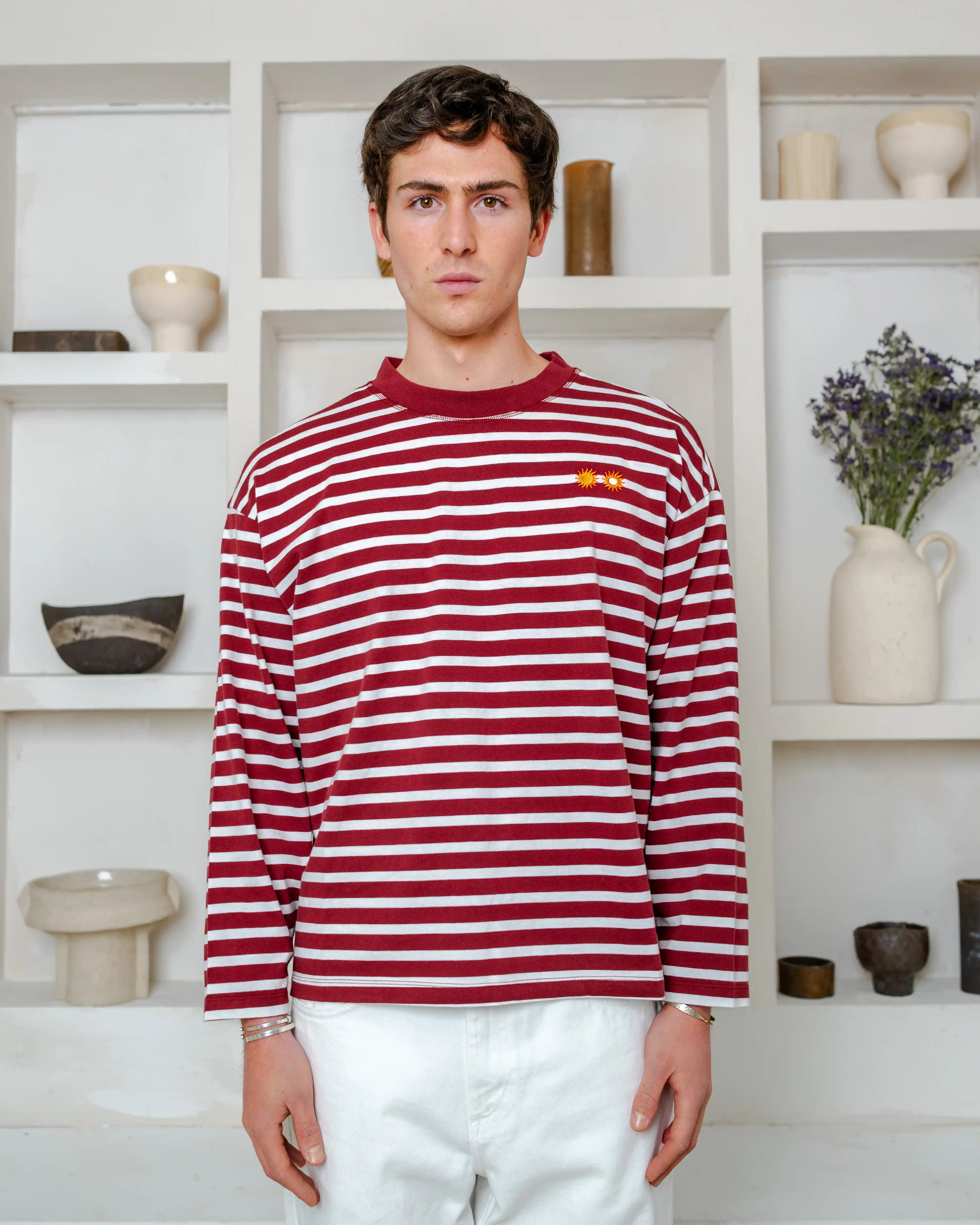 Stripes Burgundy Longsleeve