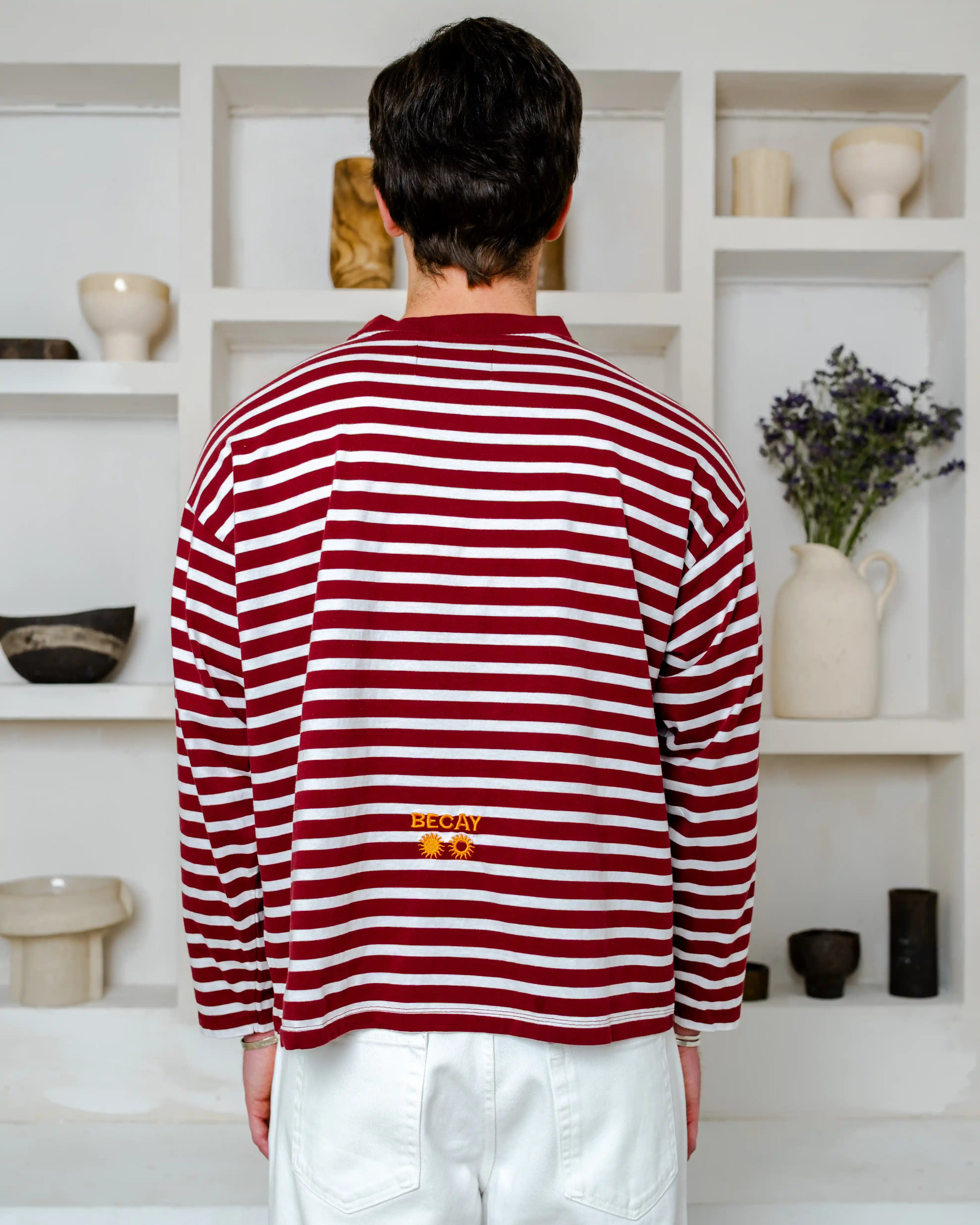 Stripes Burgundy Longsleeve