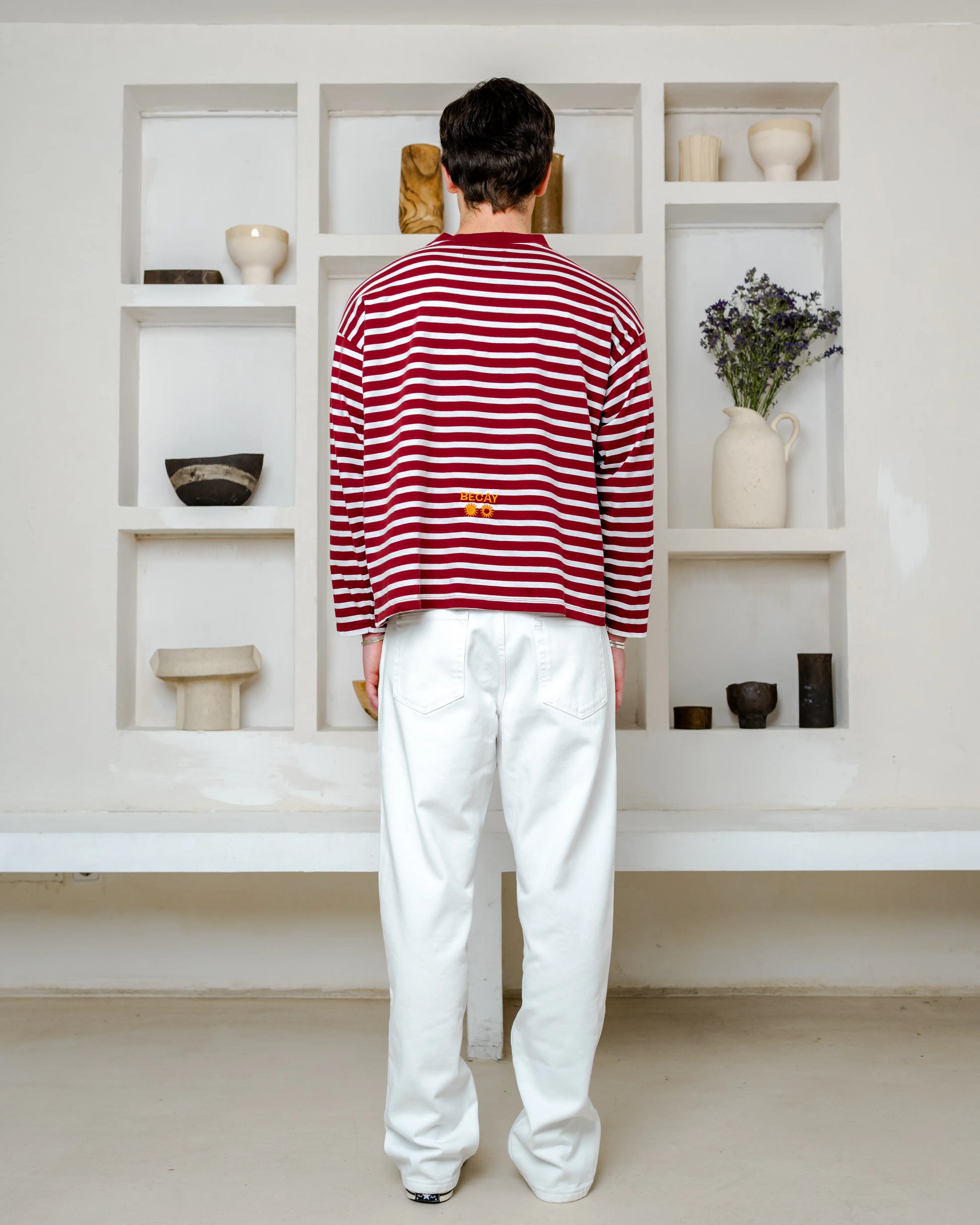 Stripes Burgundy Longsleeve