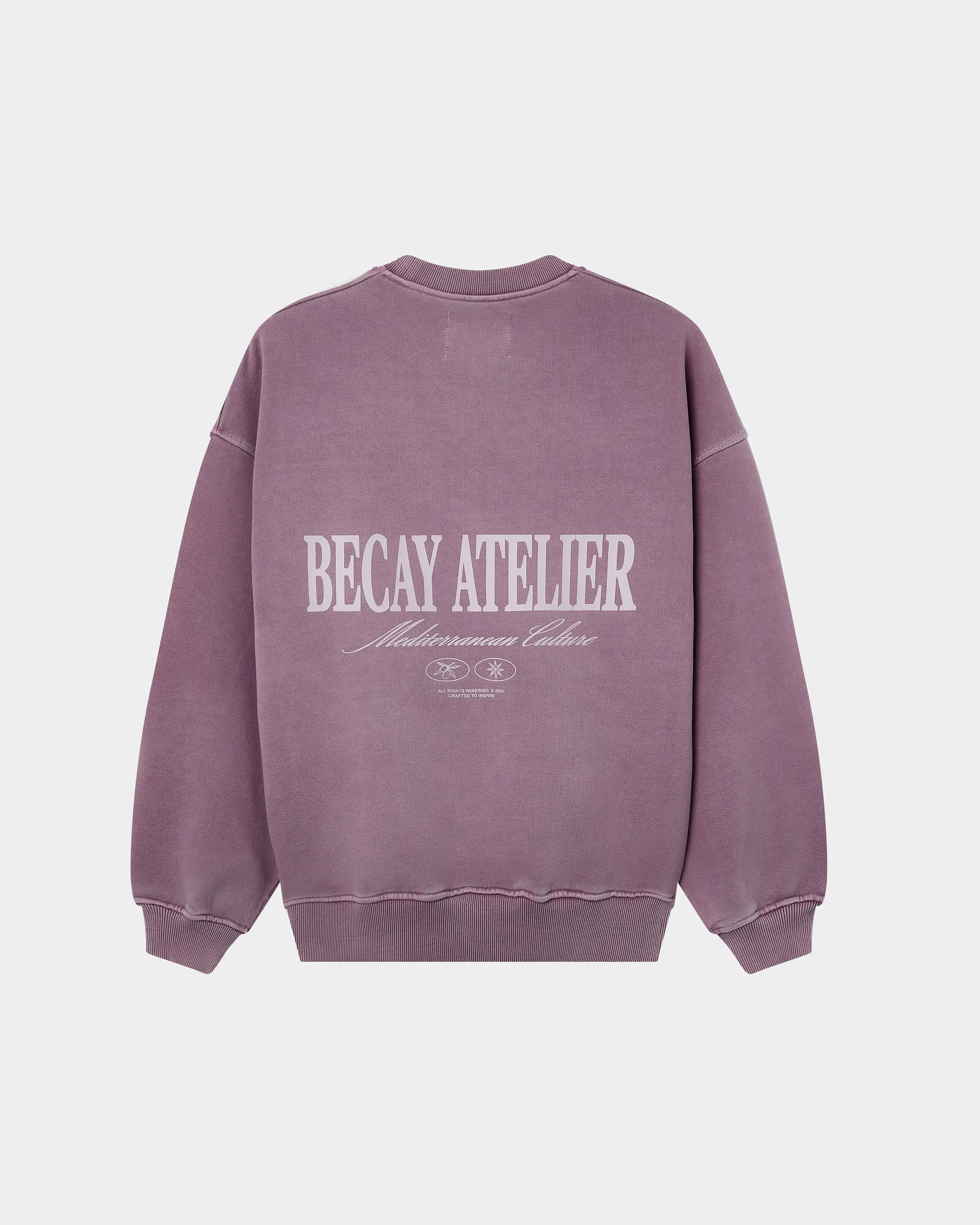 Culture Crewneck Burgundy
