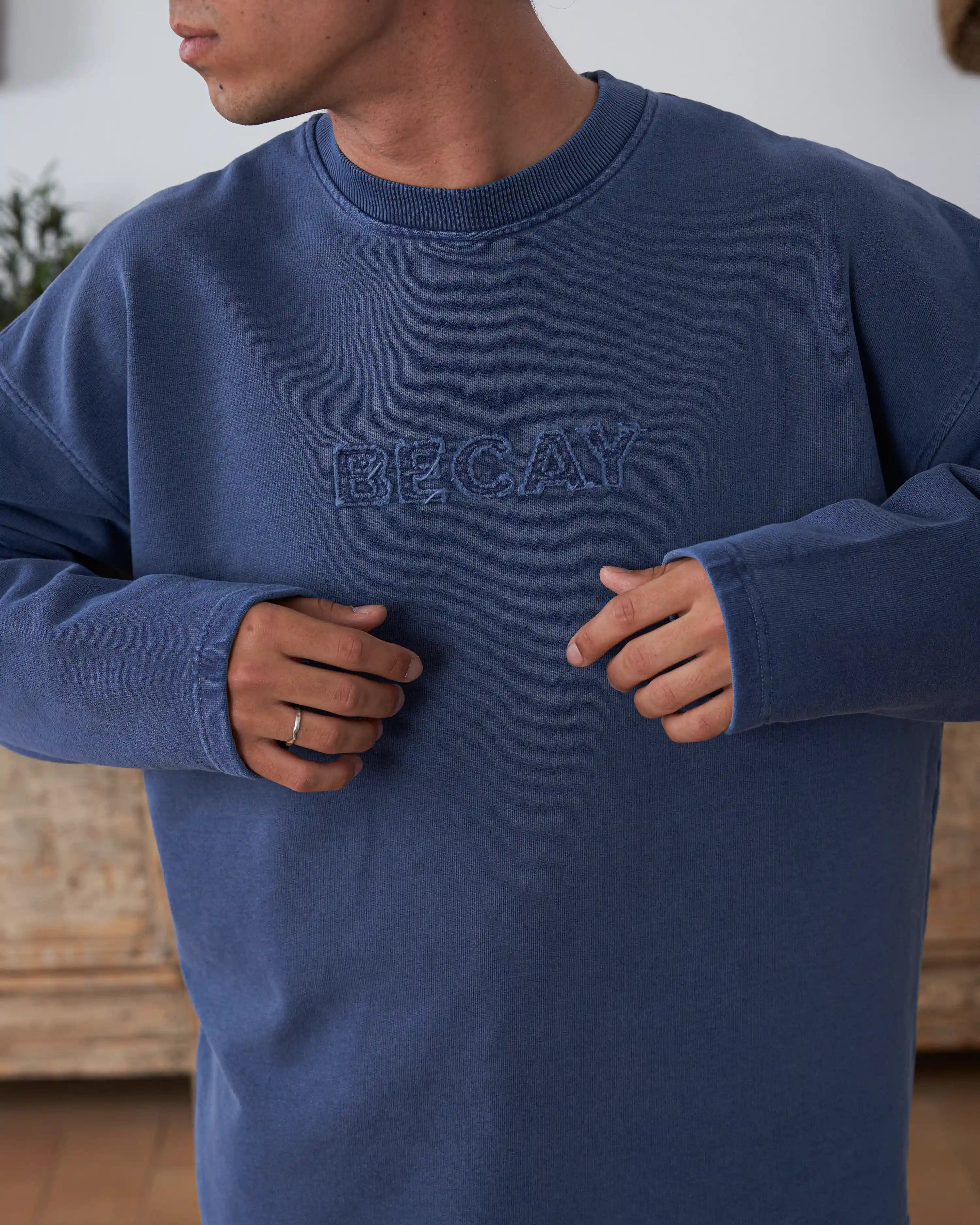 Sun Crewneck Blue