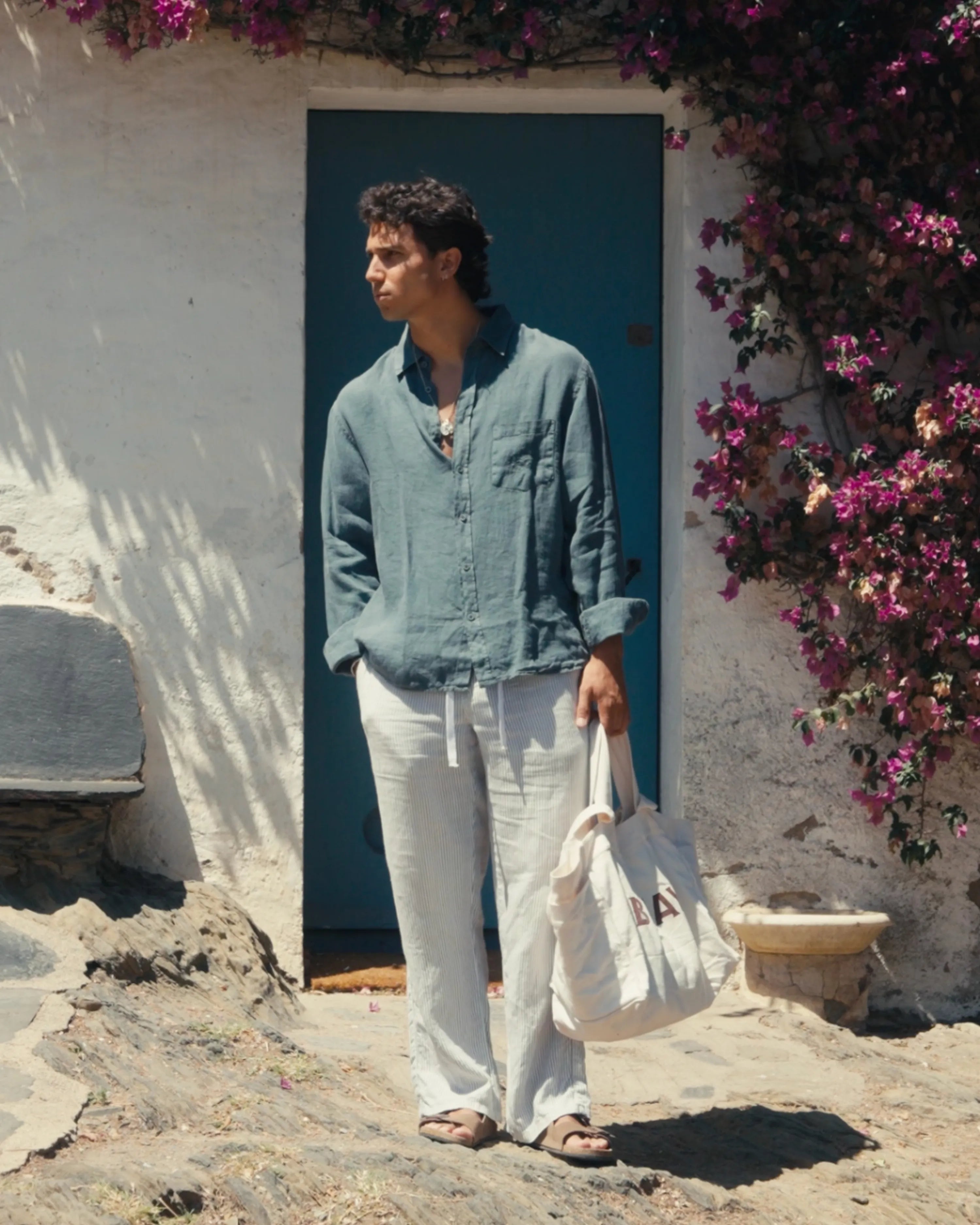 Linen Shirt Green