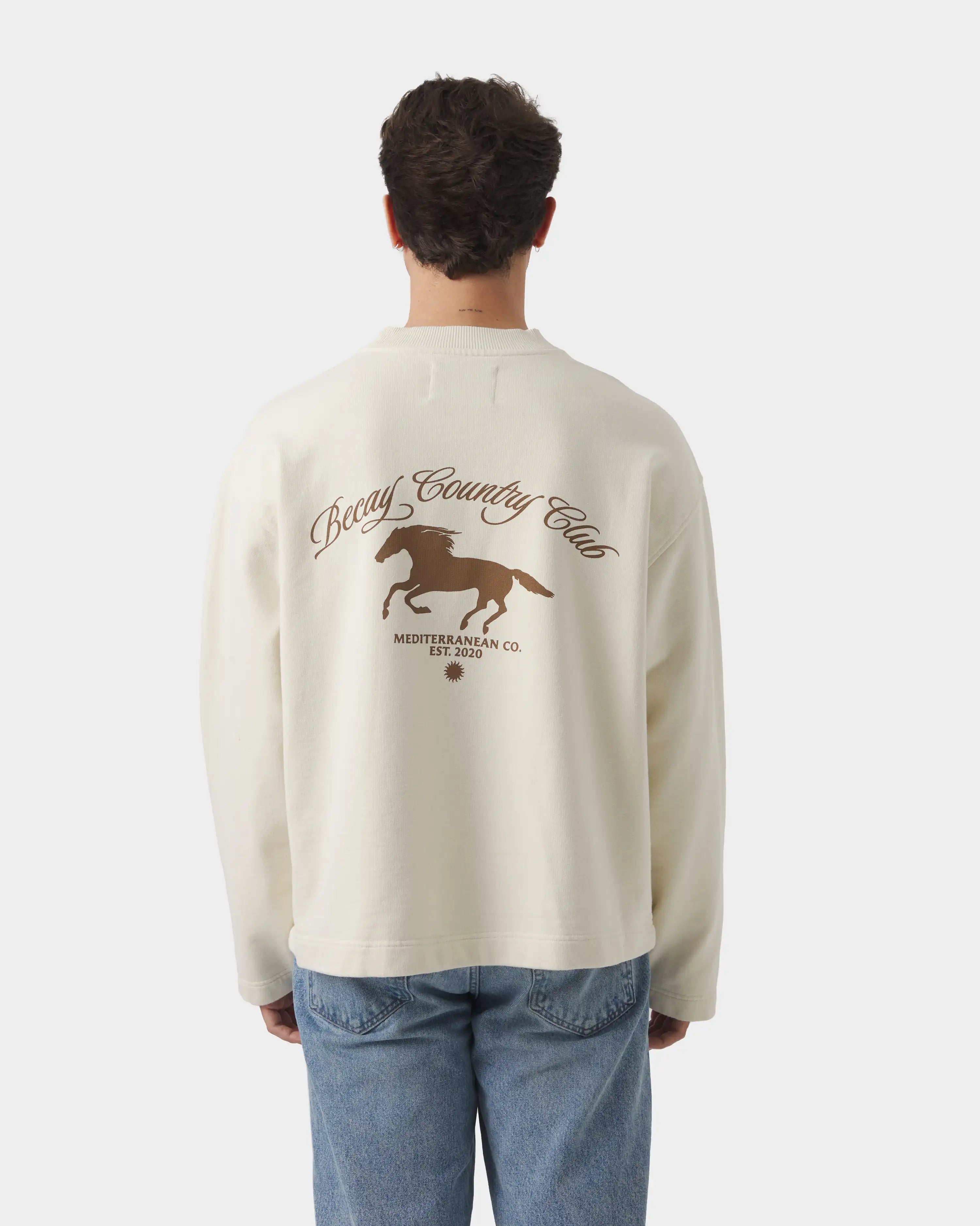 Old West Crewneck Cream