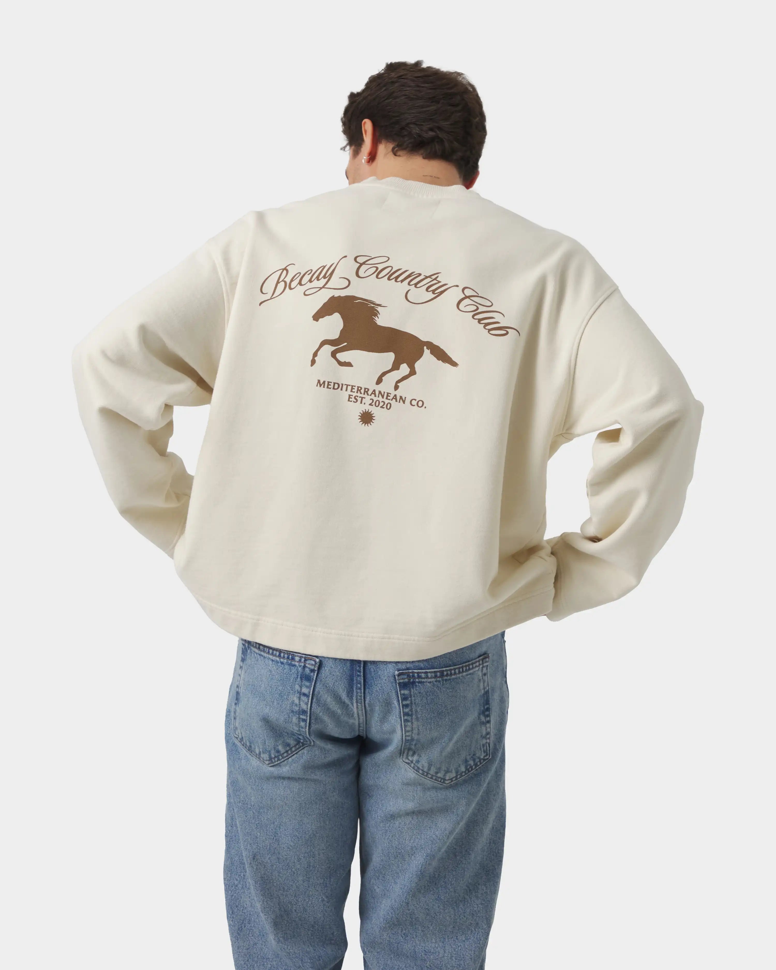 Old West Crewneck Cream