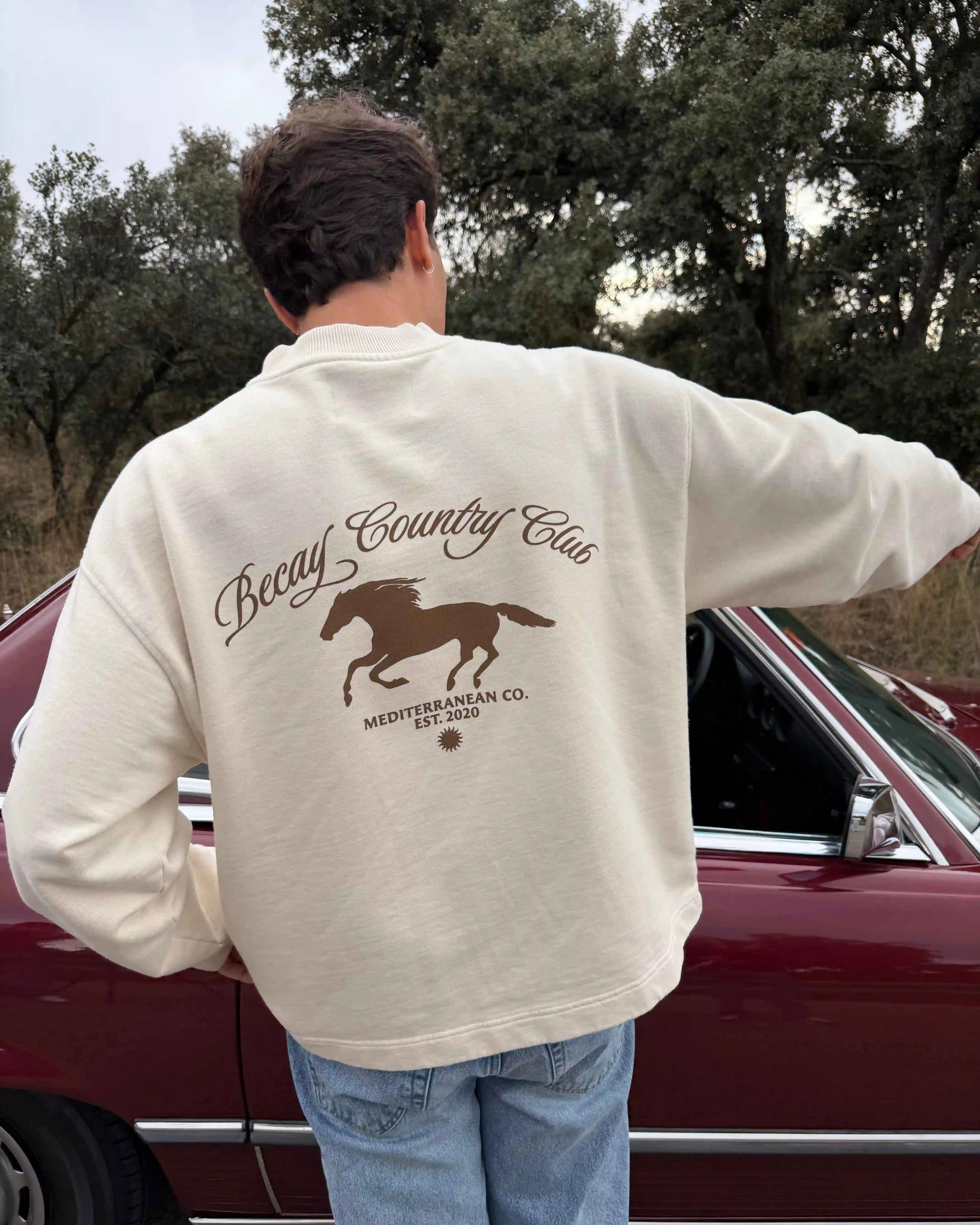 Old West Crewneck Cream