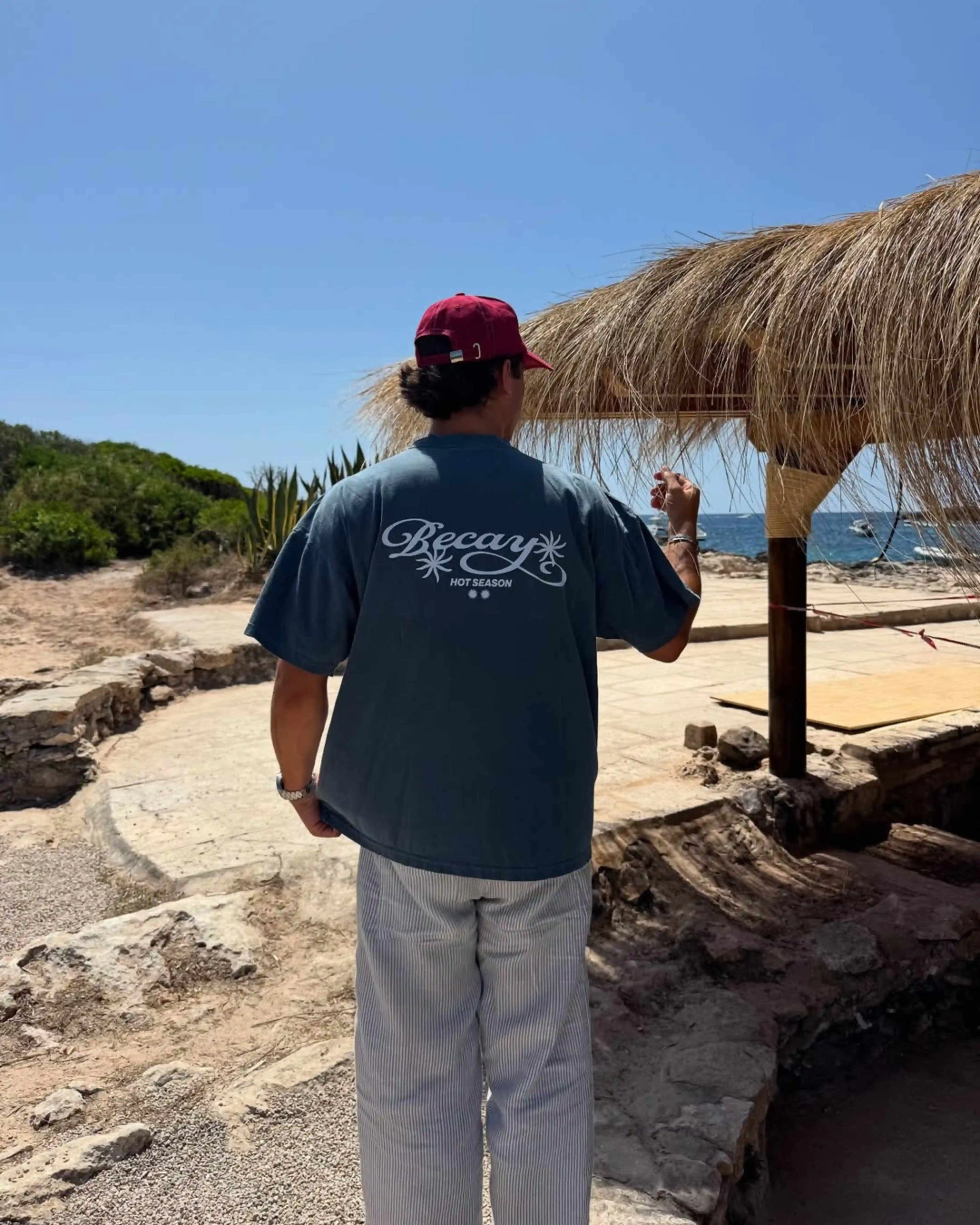 Flowers T-Shirt Blue