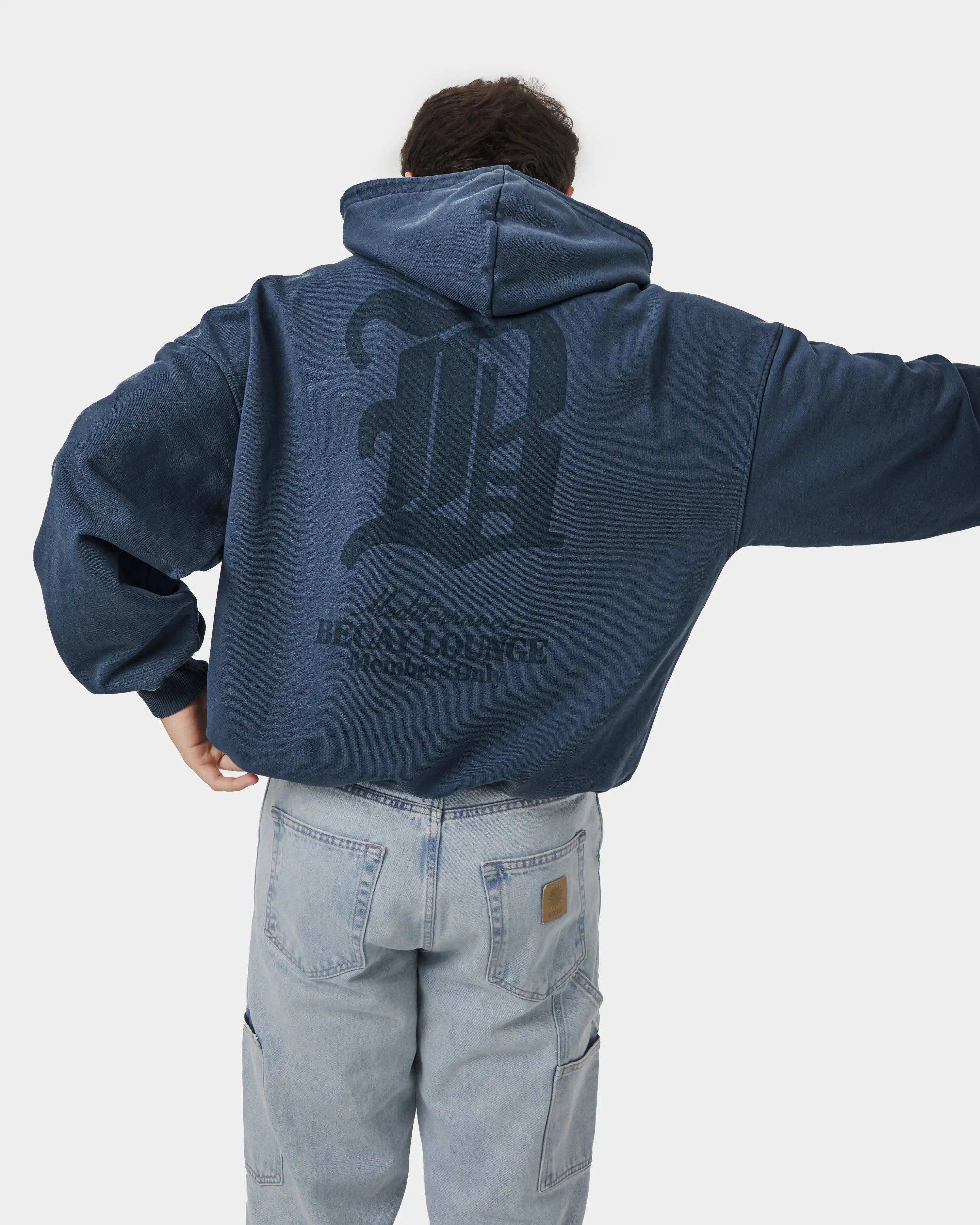Lounge Hoodie Navy