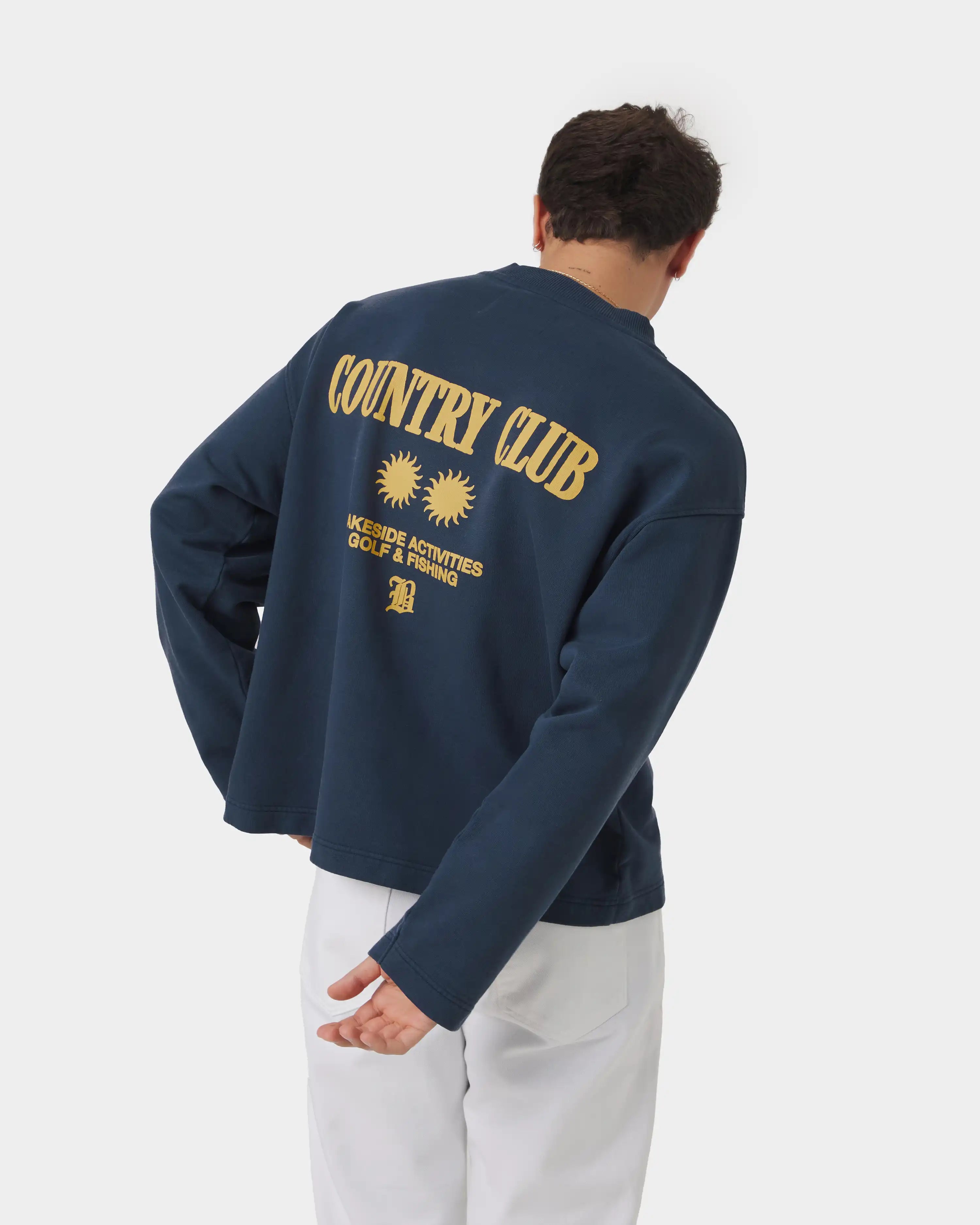 Country Club Crewneck Blue