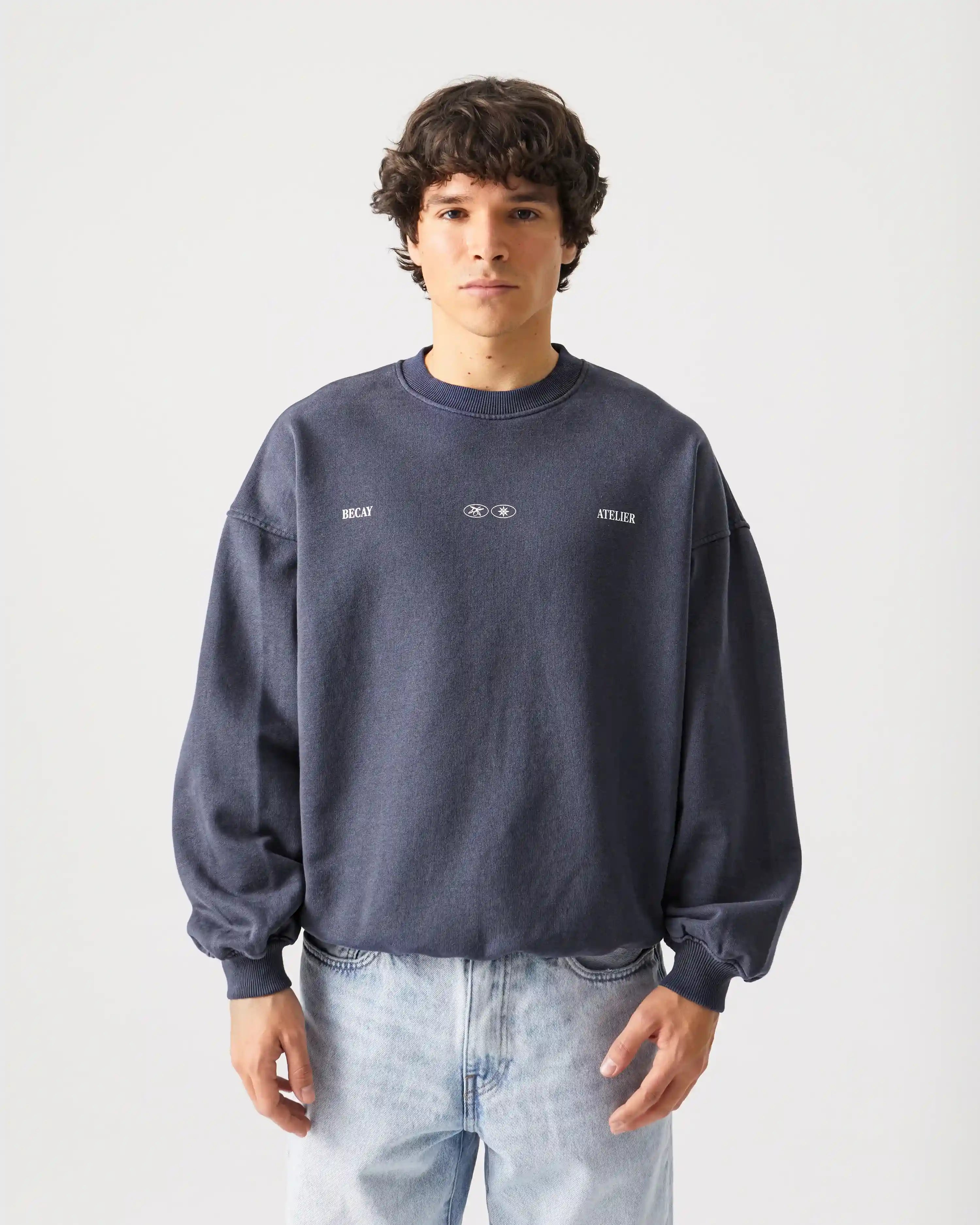 Culture Crewneck Blue