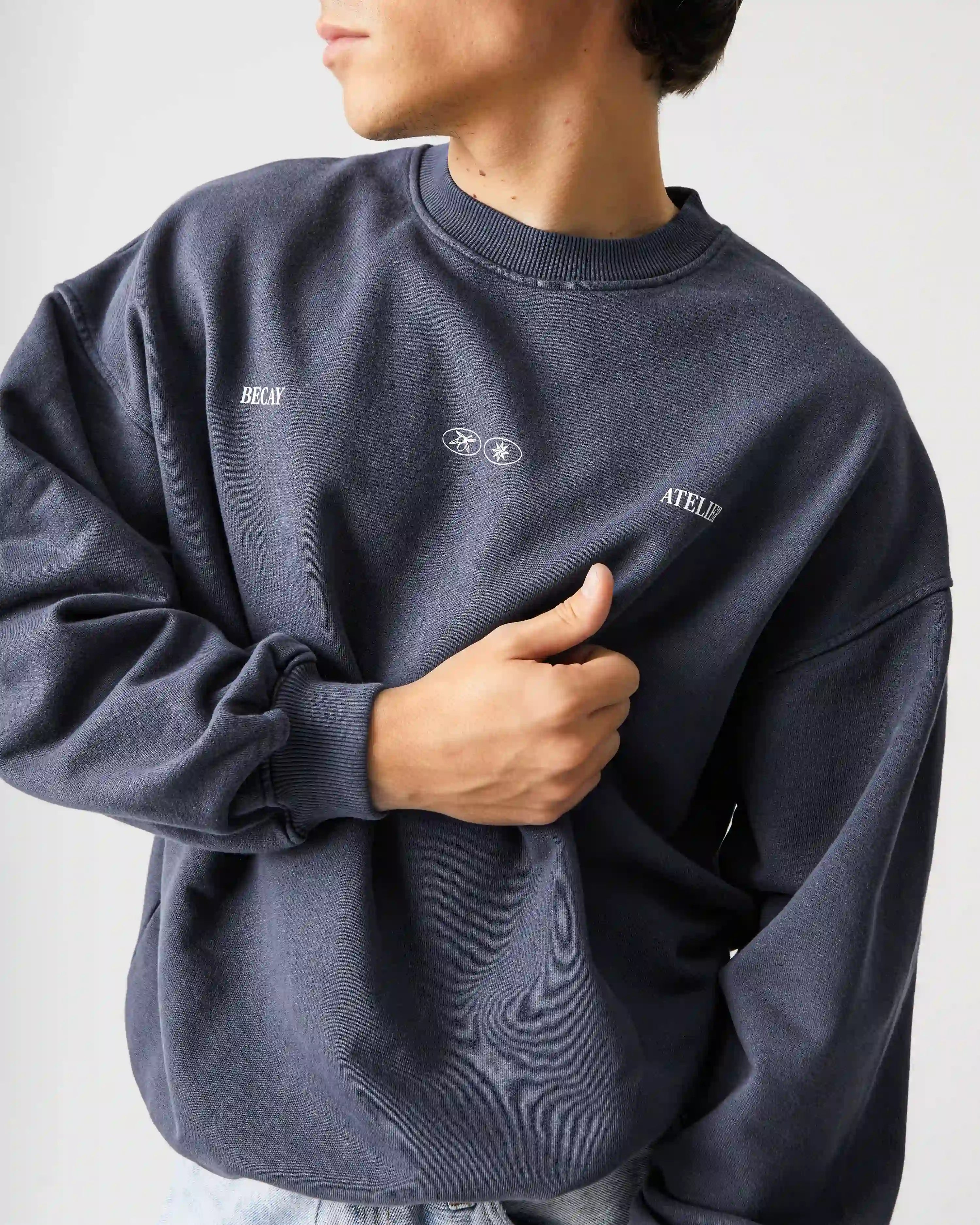 Culture Crewneck Blue