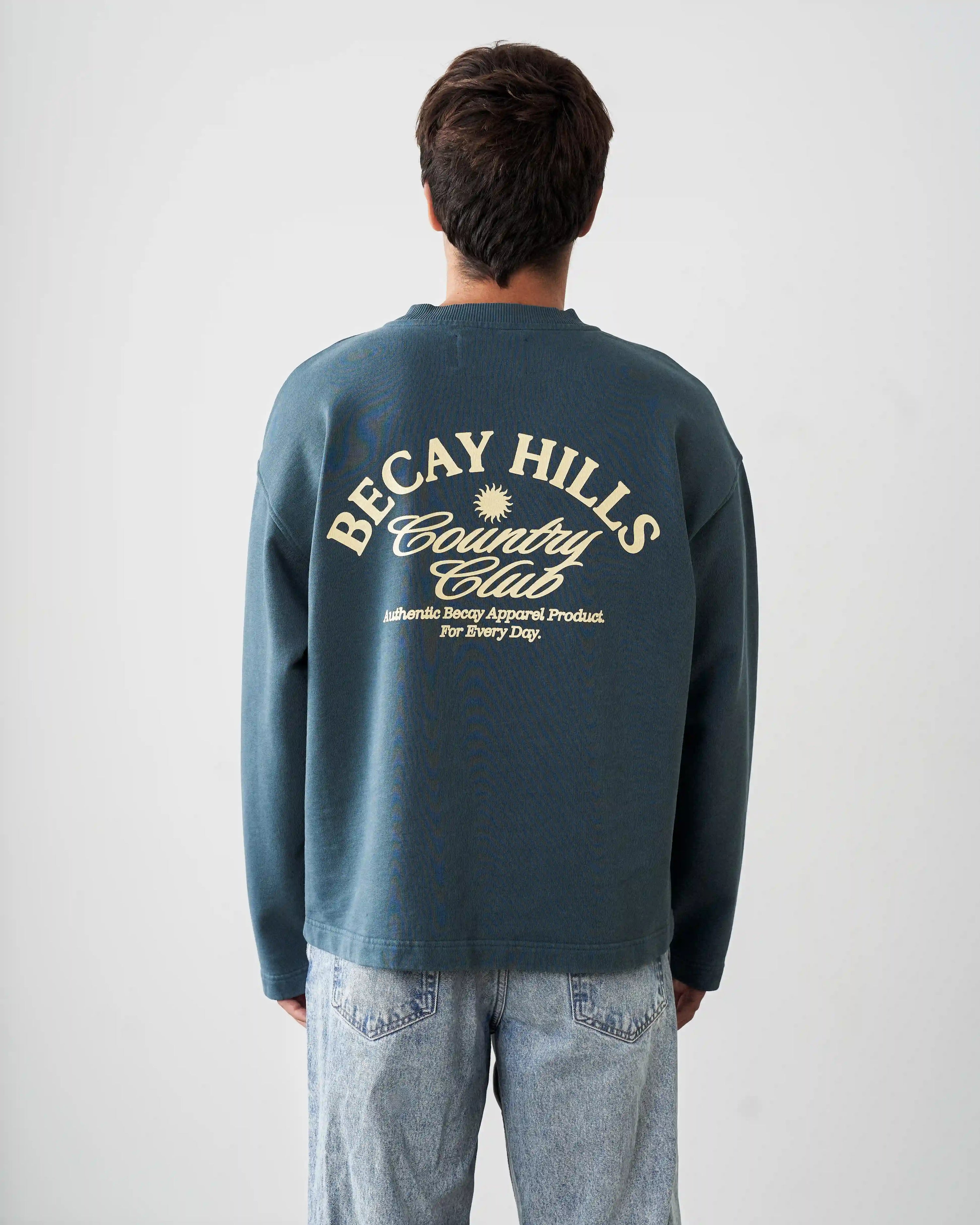 Hills Crewneck Green