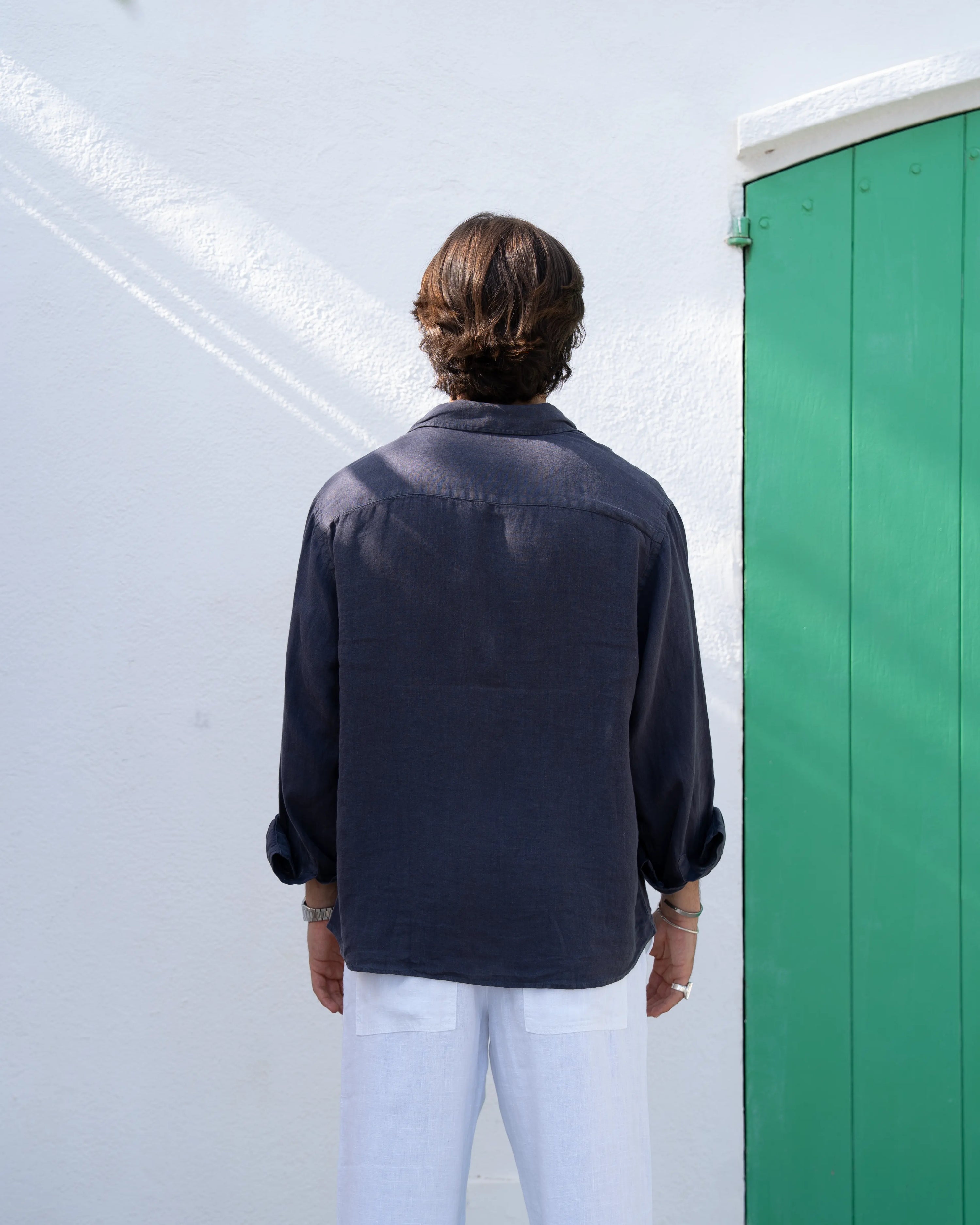 Linen Shirt Navy