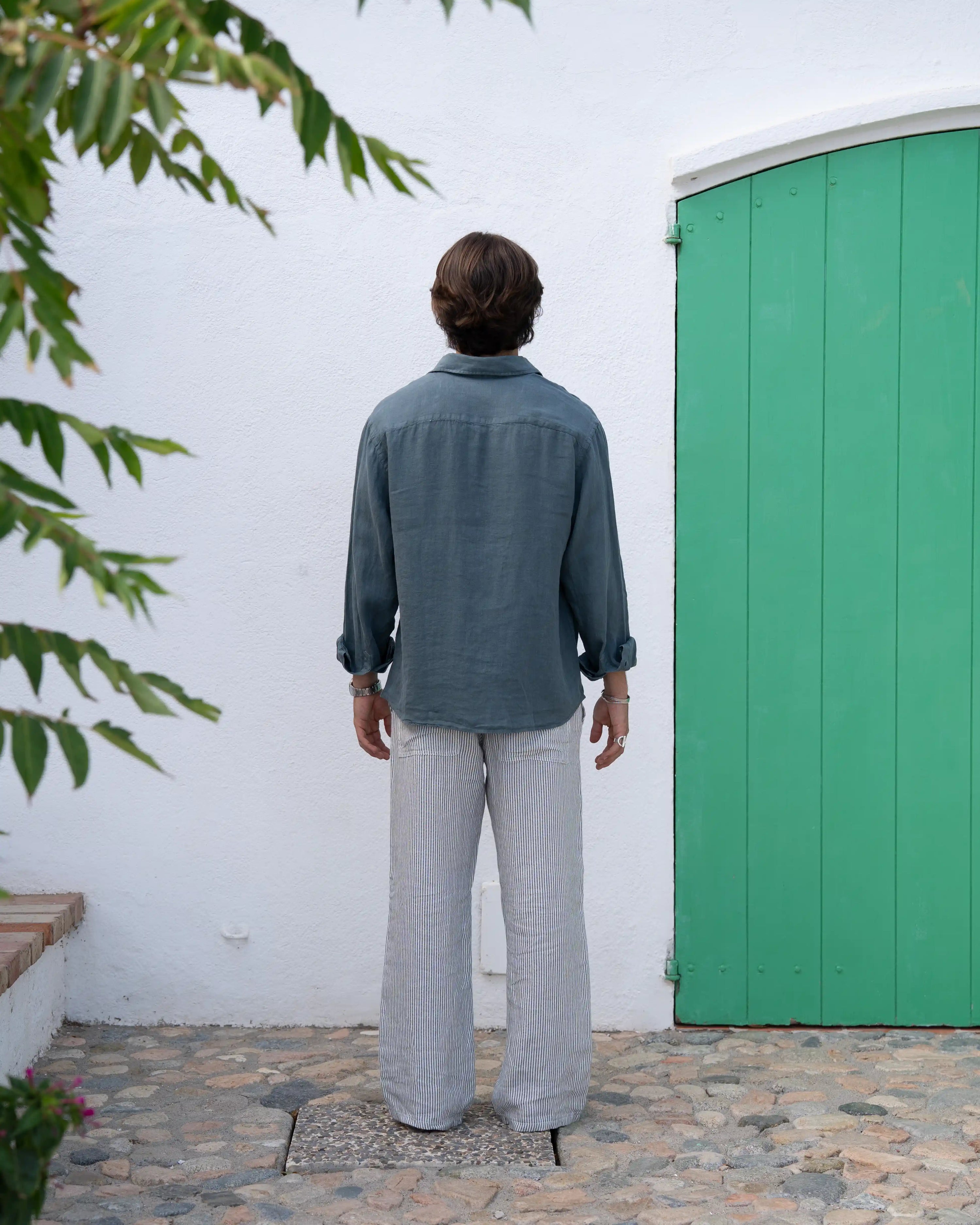 Linen Shirt Green