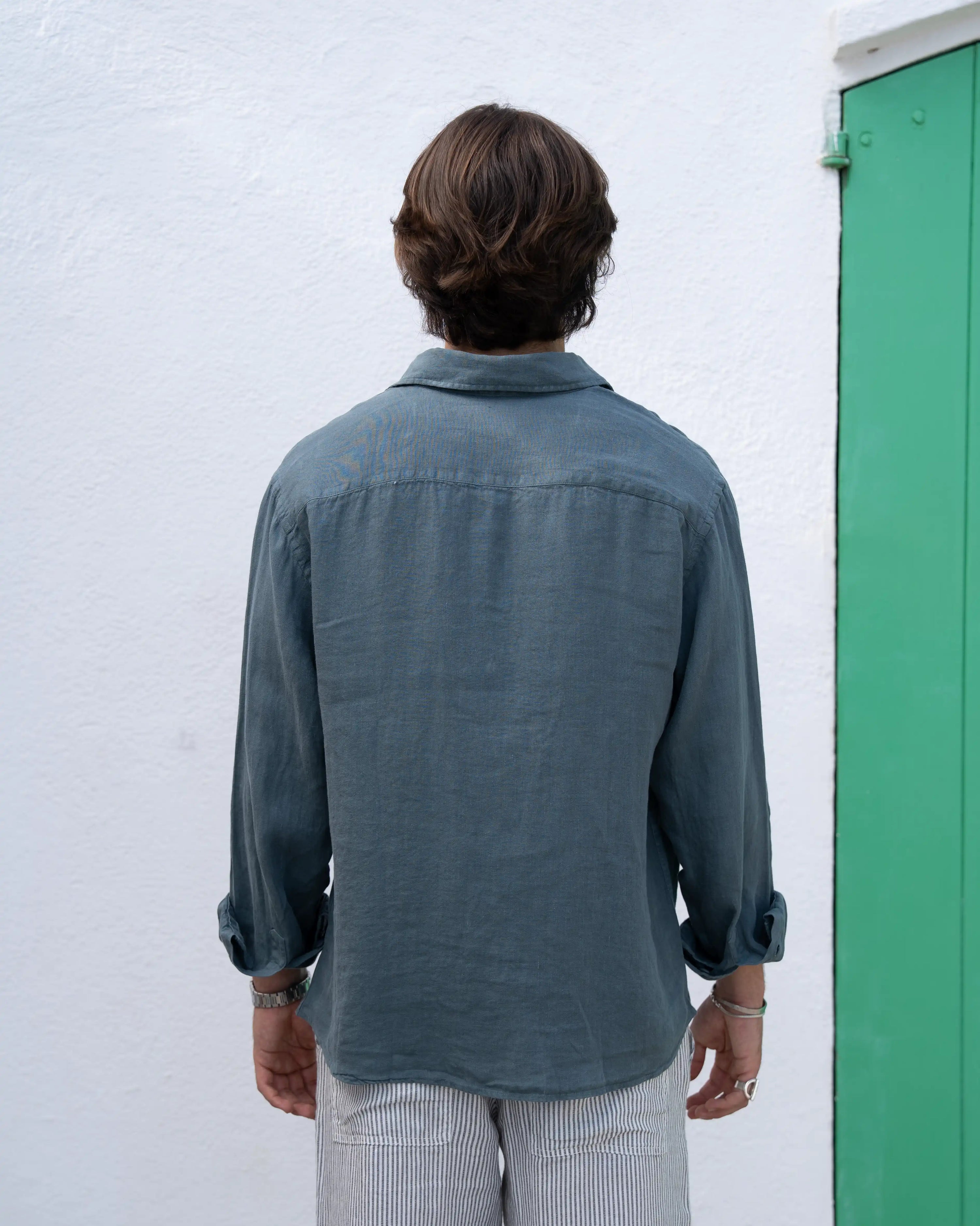 Linen Shirt Green